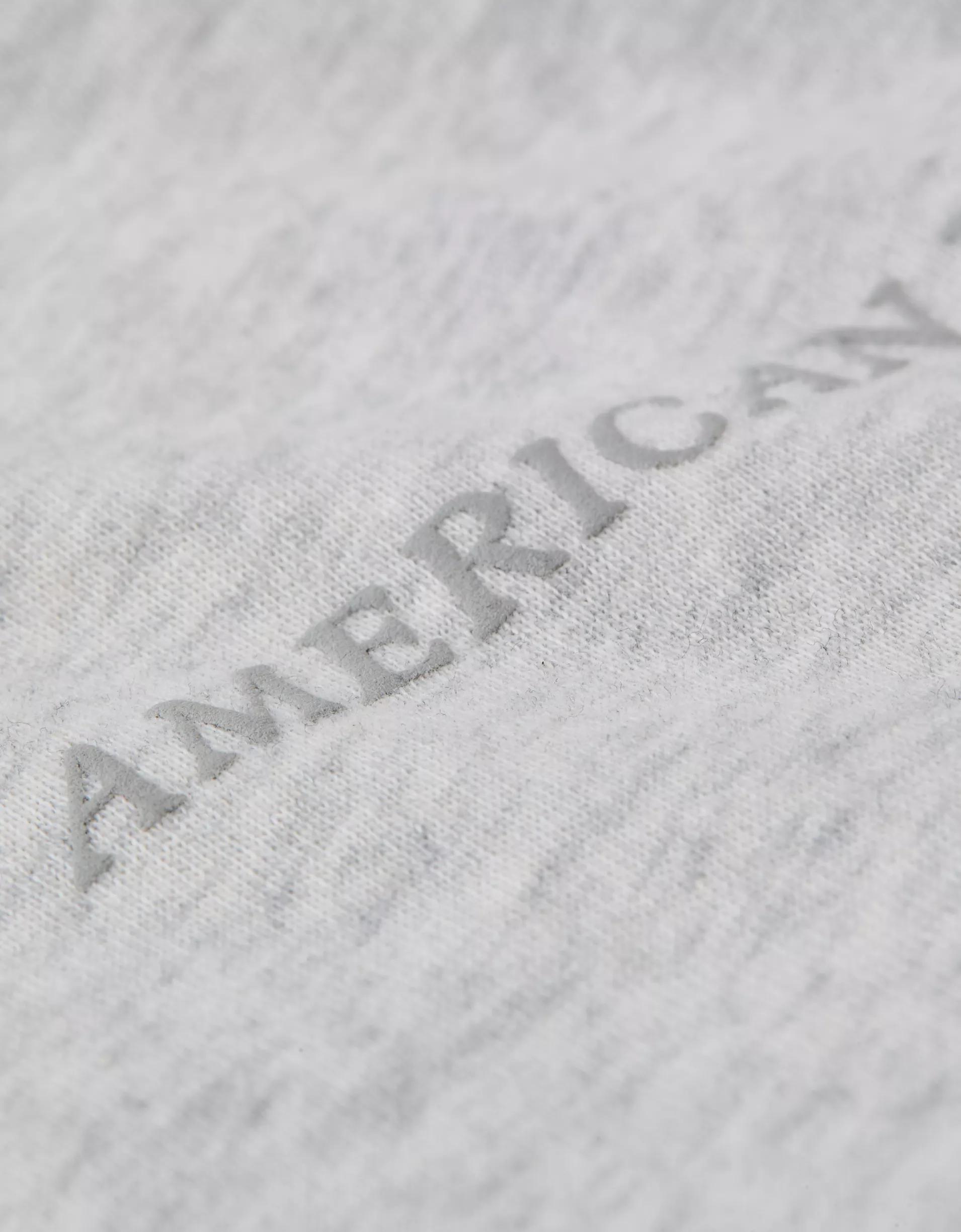 AE Laidback Luxe Heavyweight Oversized Logo Graphic T-Shirt Product Image