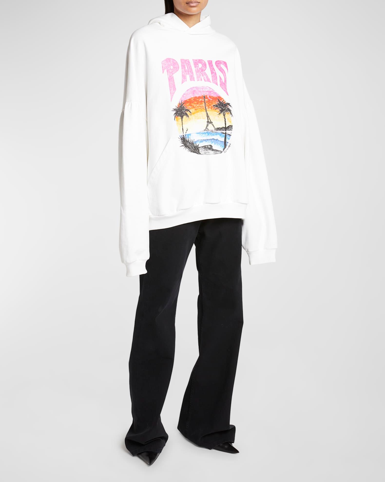 Tropical Paris Oversized Hoodie  Product Image