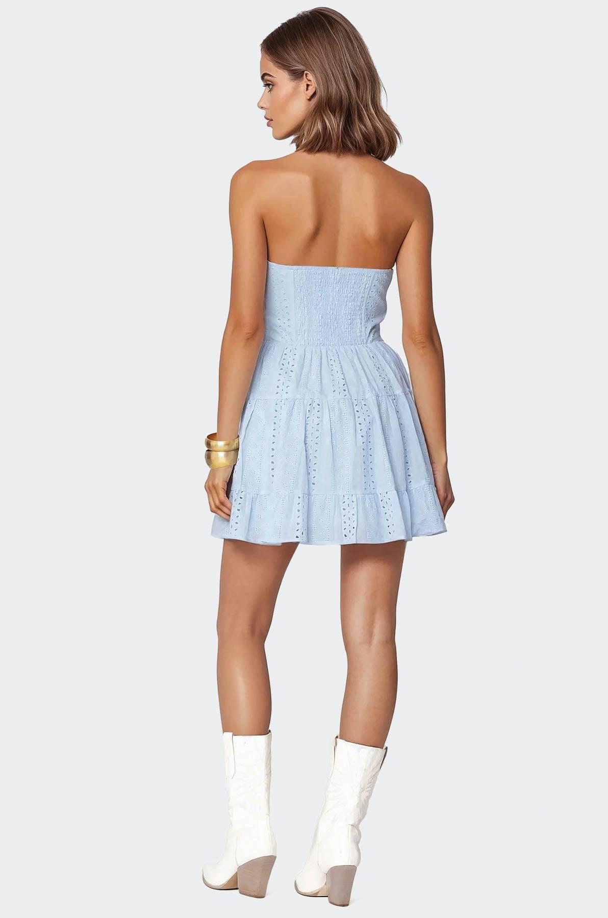 Liora Lacey Cotton Mini Dress Product Image