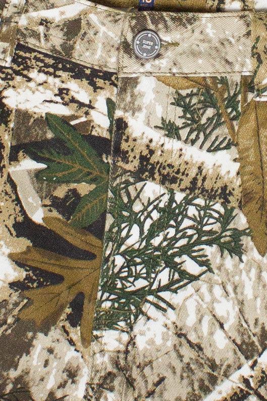 Woodland Camo Cut Off Shorts Product Image