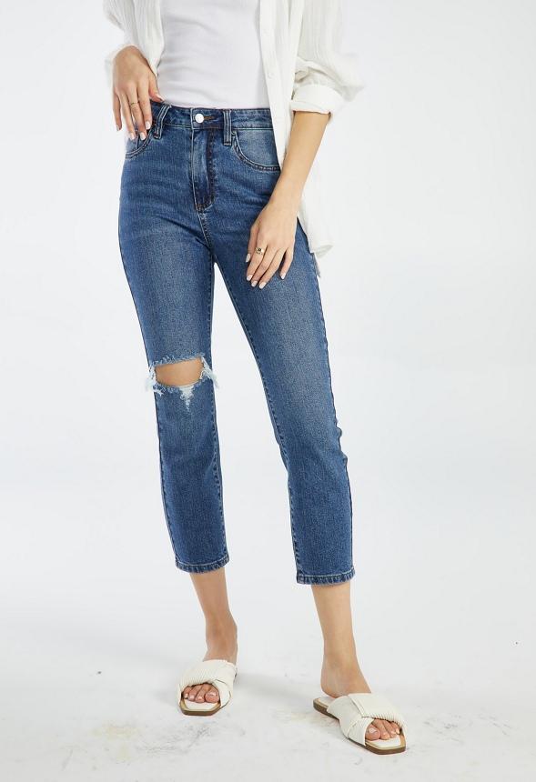 JustFab Margaux Platform Loafer Pump Womens Black/ White Size 8.5 Product Image