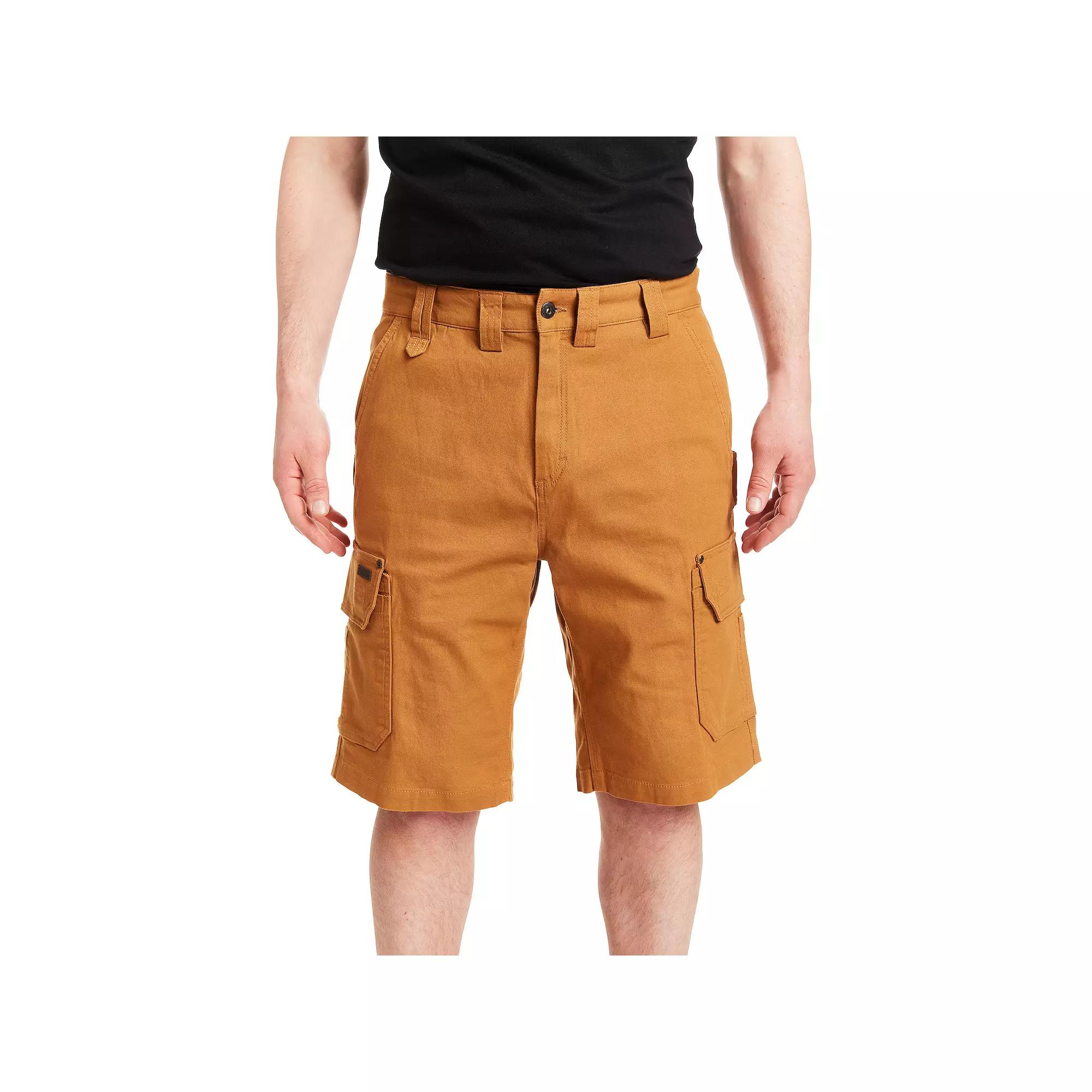 Men's Smith's Workwear 11-inch Relaxed-Fit Stretch Duck Canvas Cargo Shorts,  Product Image