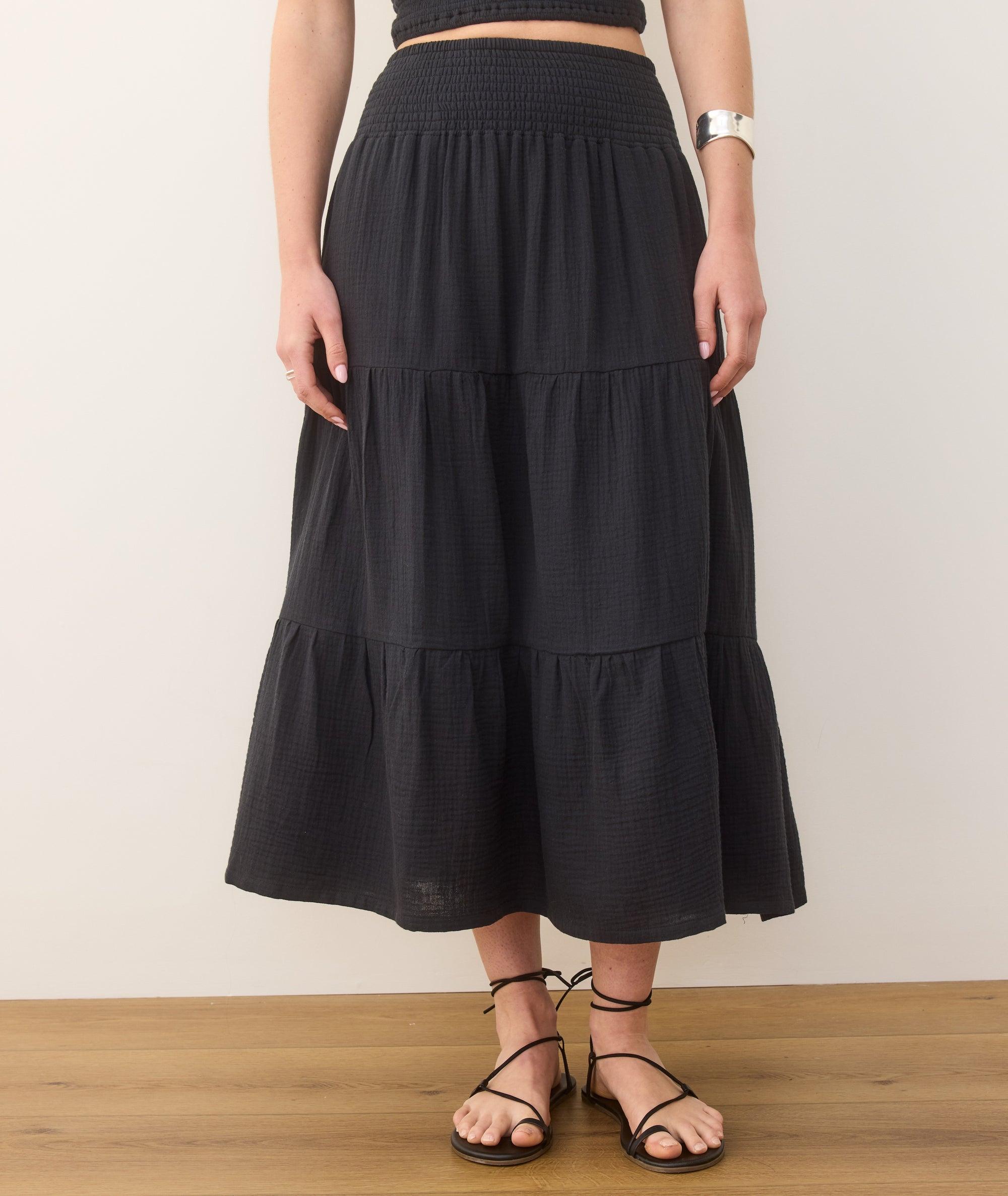 Corinne Double Cloth Maxi Skirt Product Image