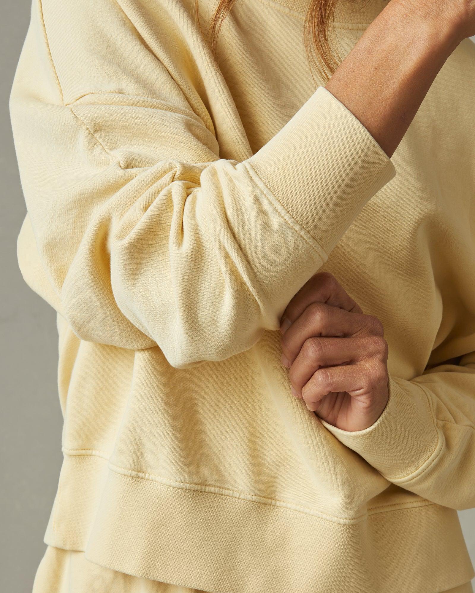 Women's Premium Midweight Oversized Crew - Golden Glow Female Product Image