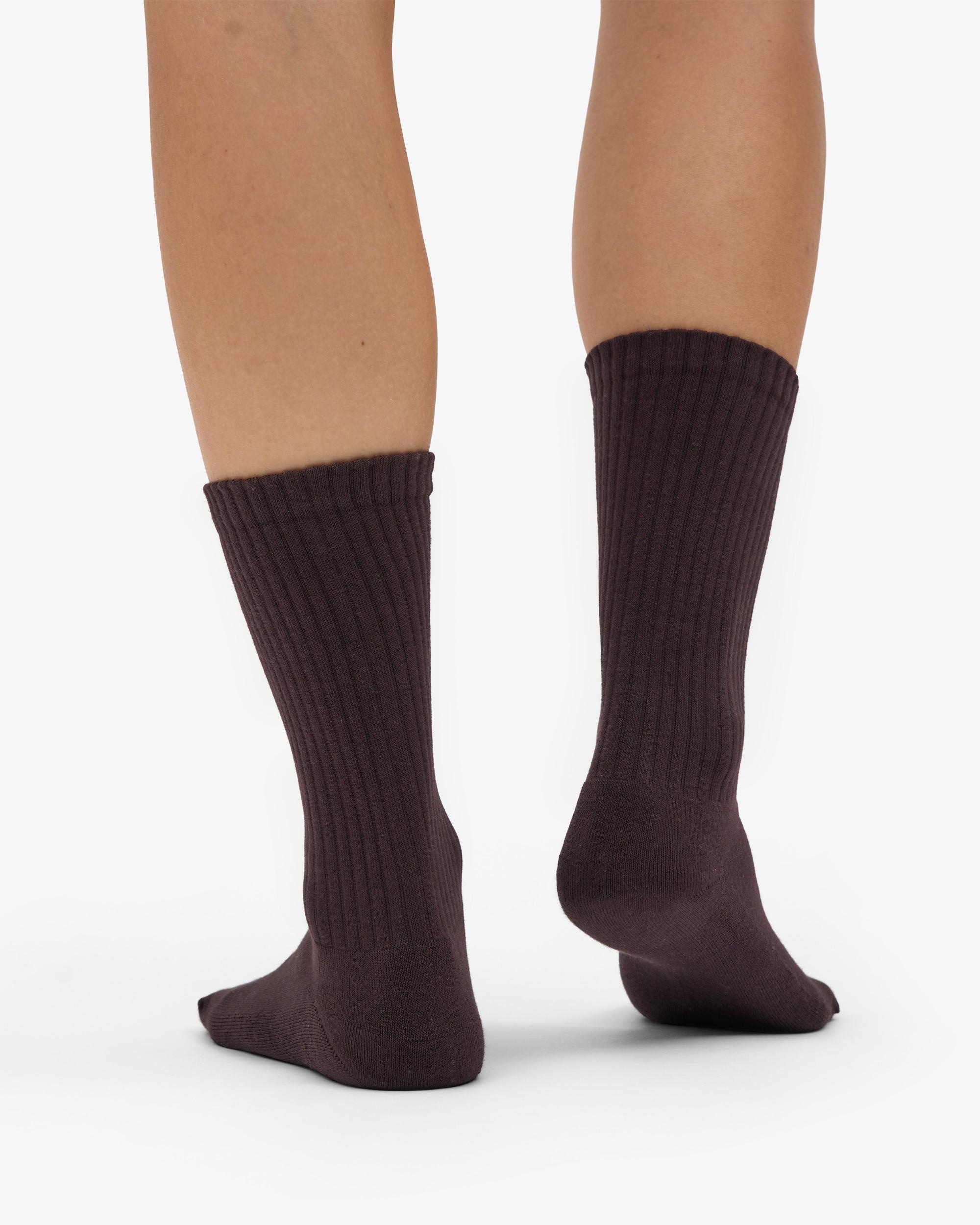 Organic Active Sock - Coffee Brown Product Image