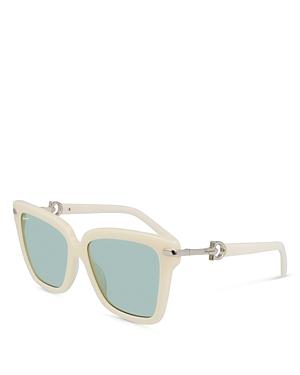 Gancini Square Acetate Sunglasses Product Image