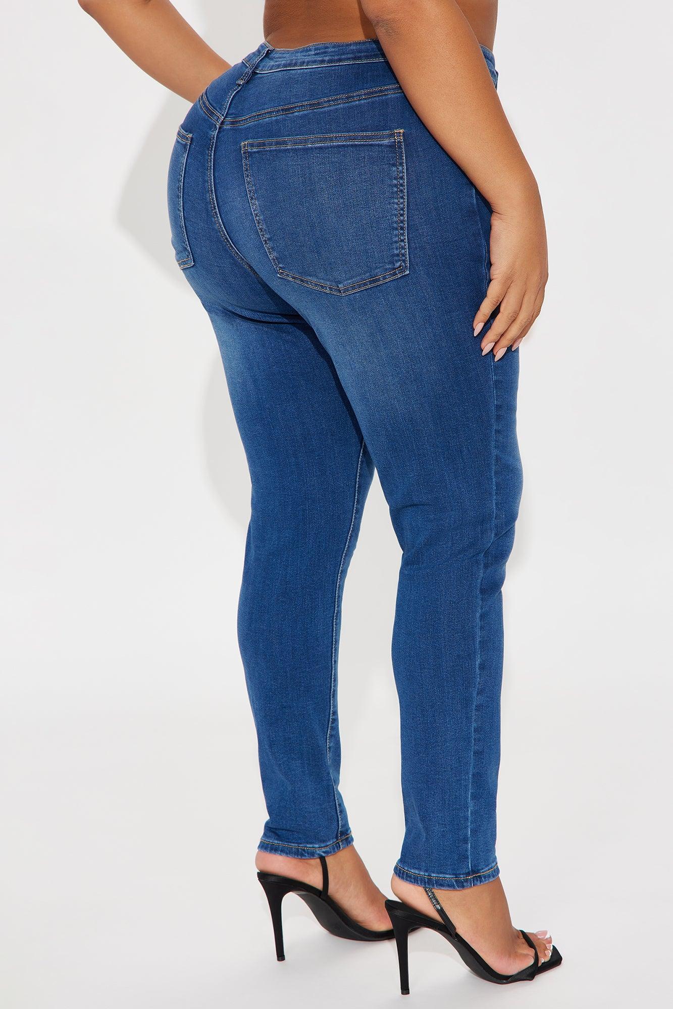 Classic Premium High Rise Skinny Jeans - Medium Wash Female Product Image