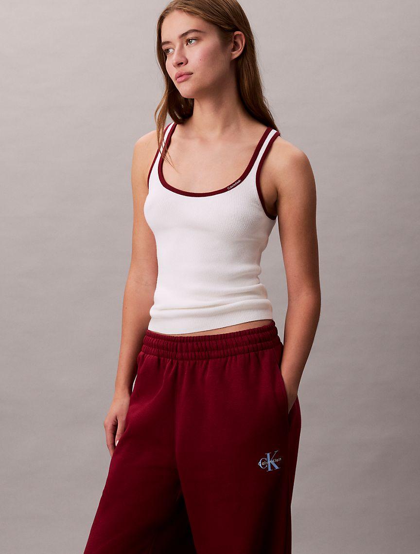 Monologo Fleece Wide Leg Sweatpants Product Image