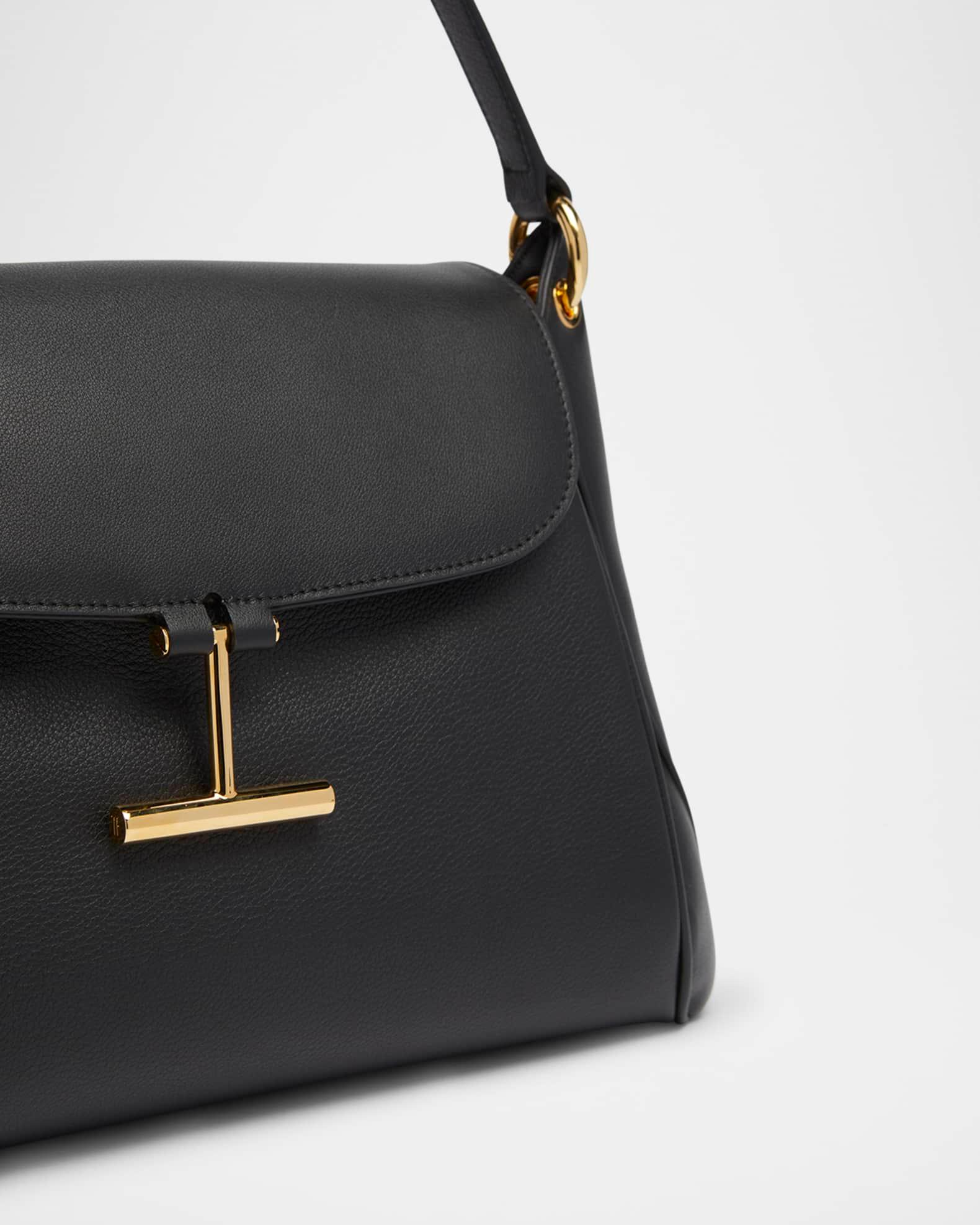 Tara Flap Shoulder Bag in Grain Leather  Product Image