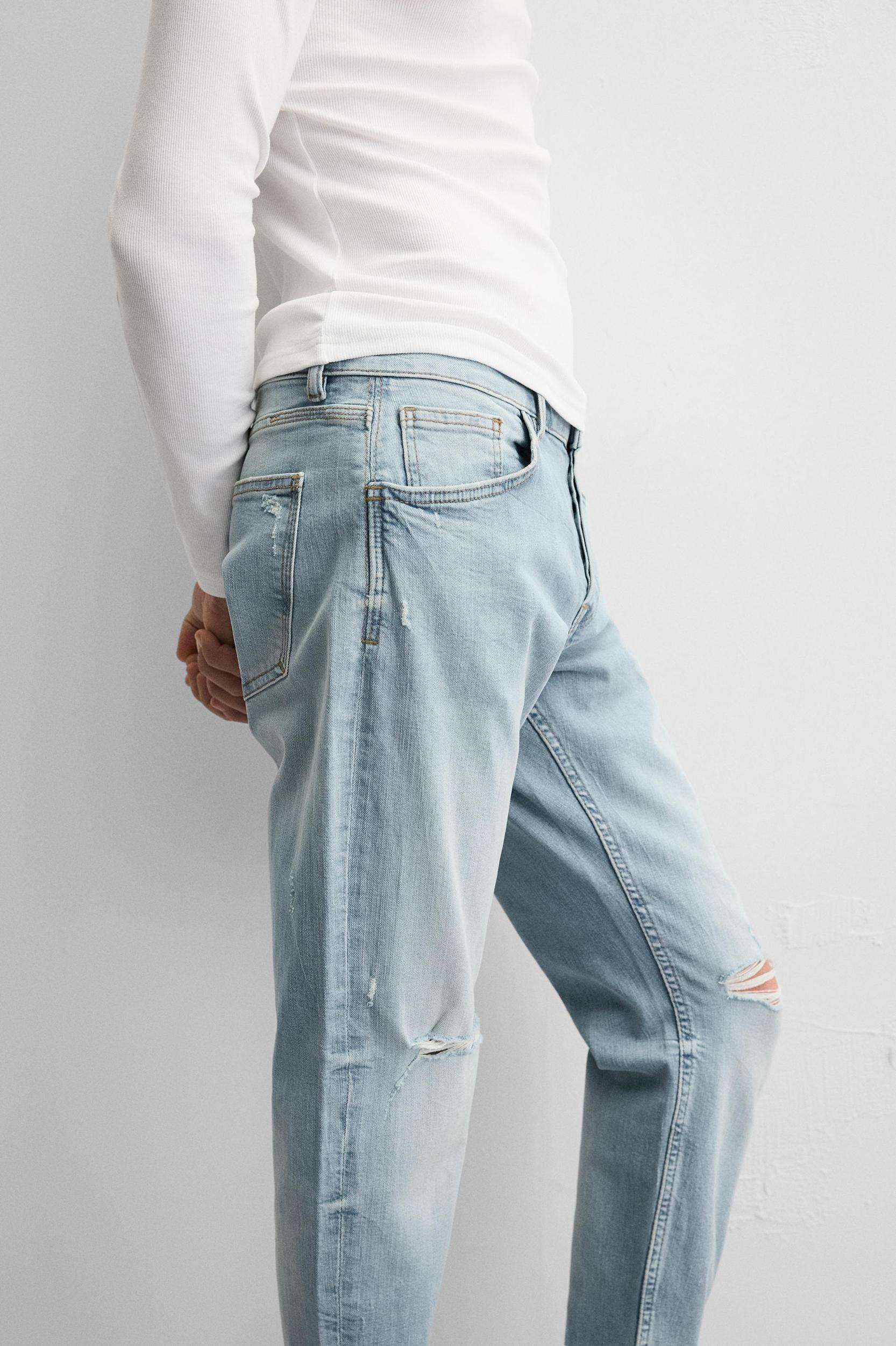 RIPPED SKINNY JEANS Product Image