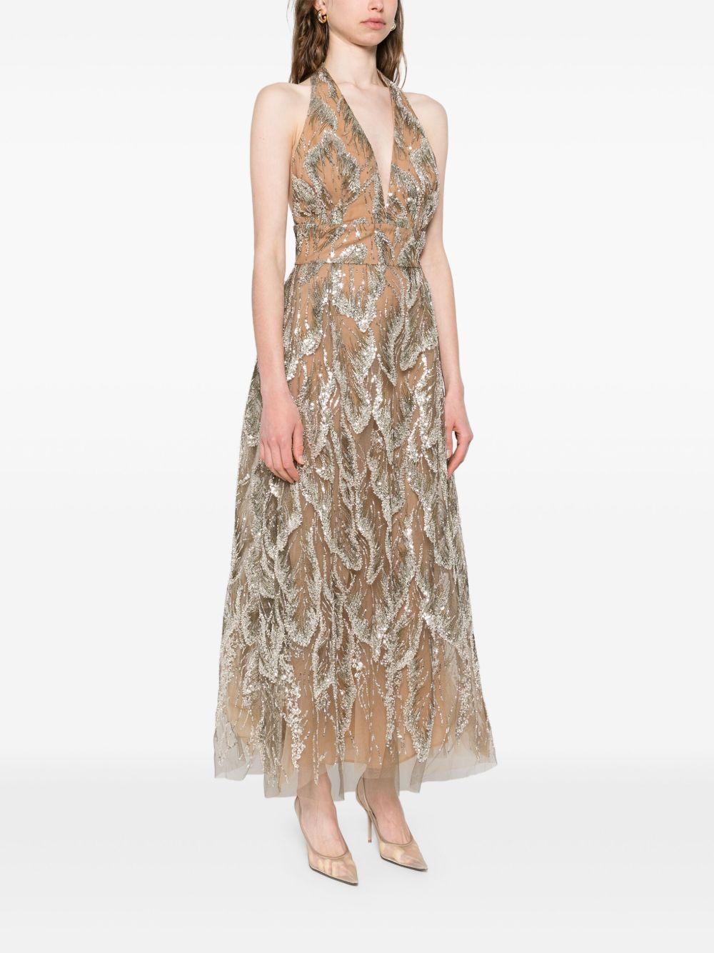 sequin-embellished midi dress Product Image