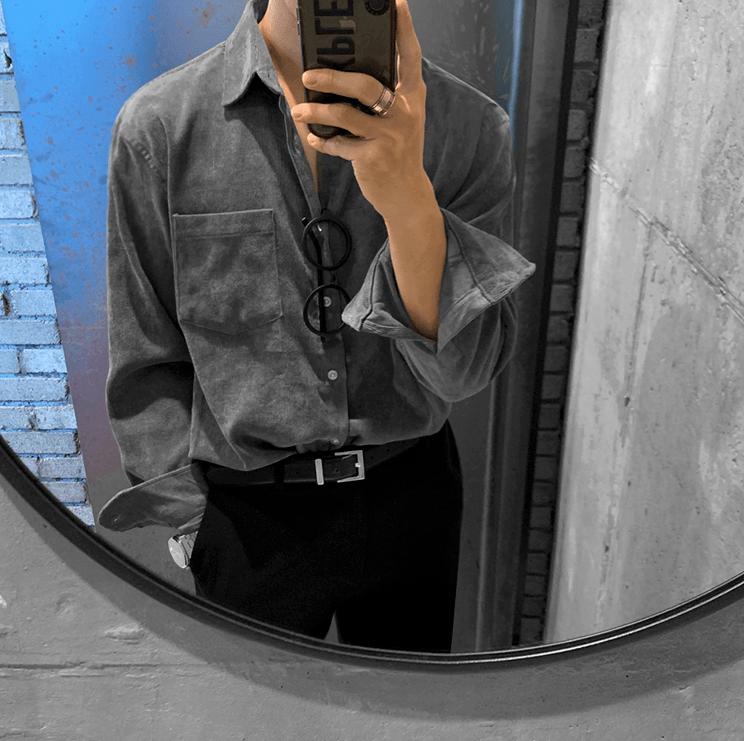 RT No. 6319 CORDUROY COLLAR SHIRT Product Image