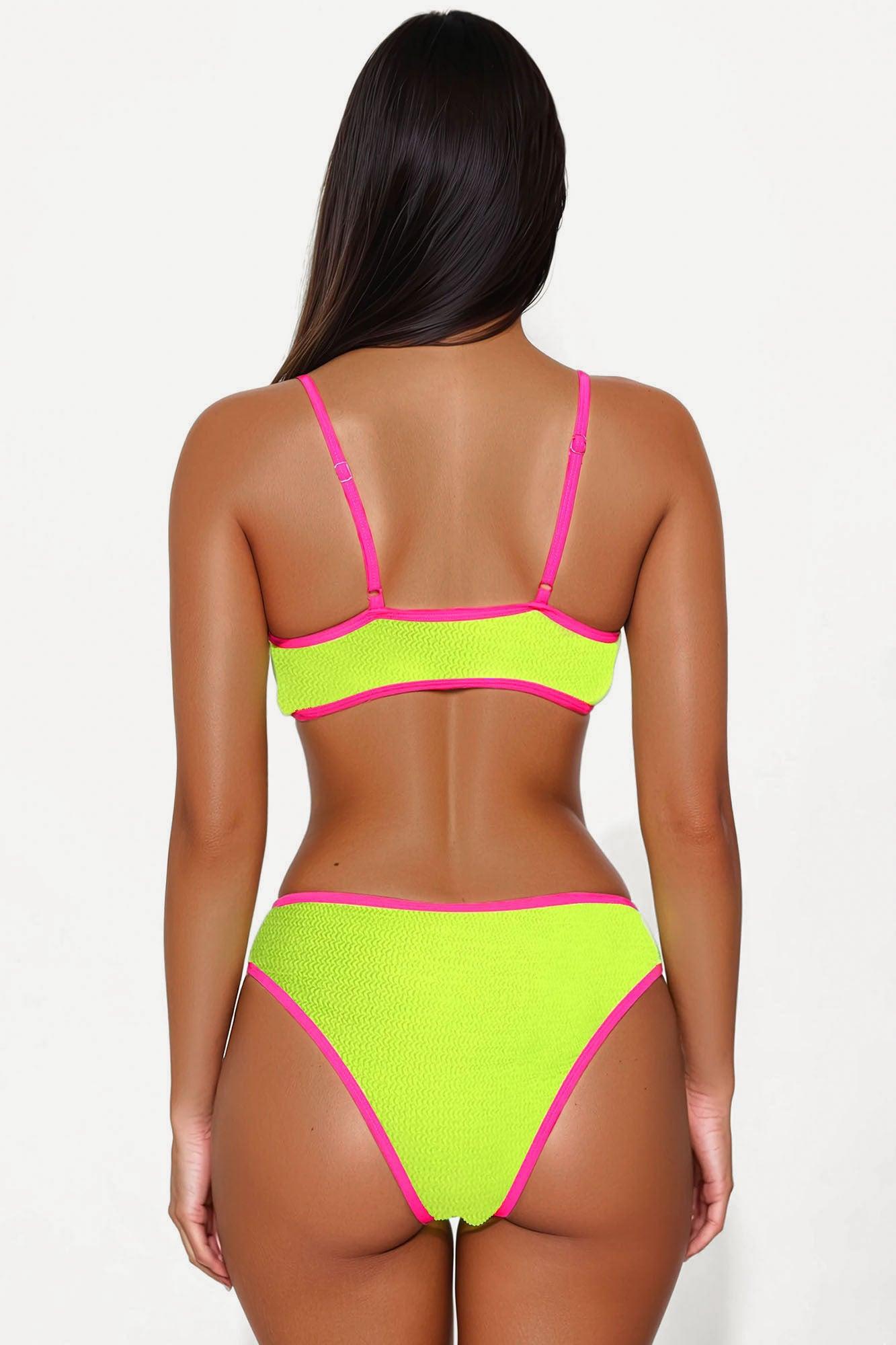 Whitley 2 Piece Bikini - Green/combo Product Image