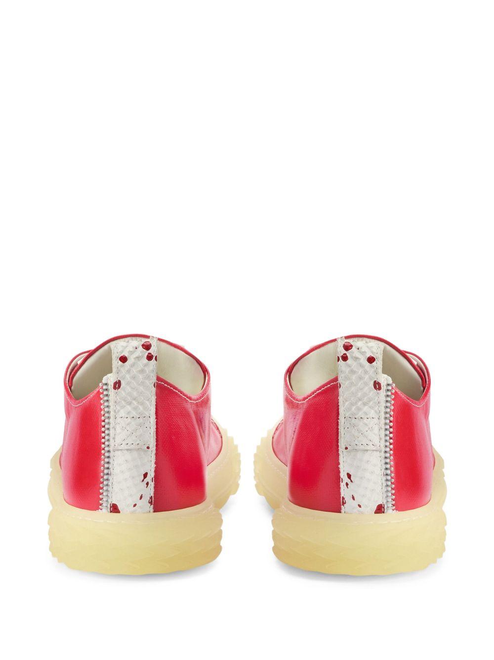 Blabber snakeskin-panelled sneakers Product Image