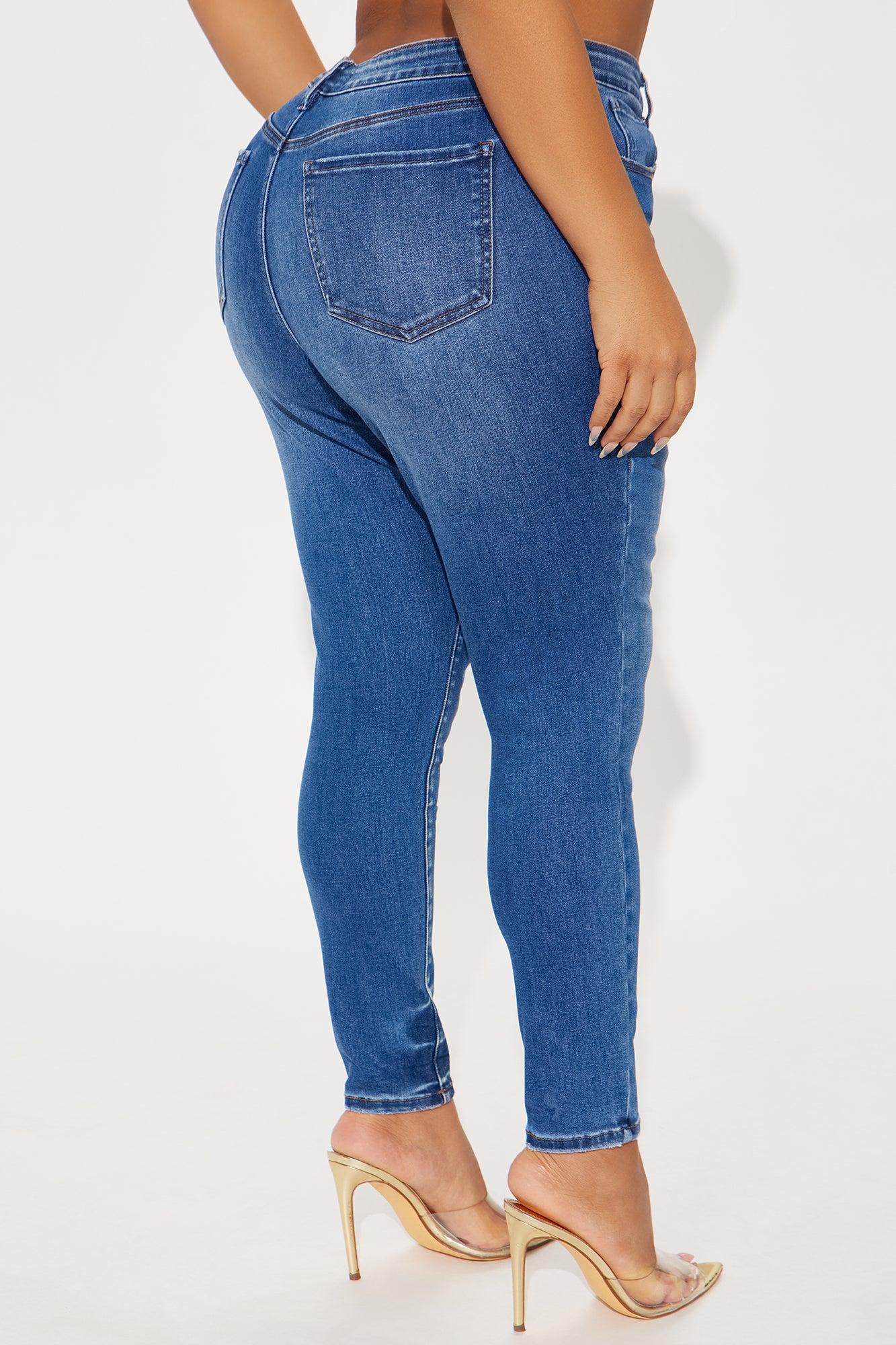 Kalisha Stretch Skinny Jeans - Medium Wash Female Product Image