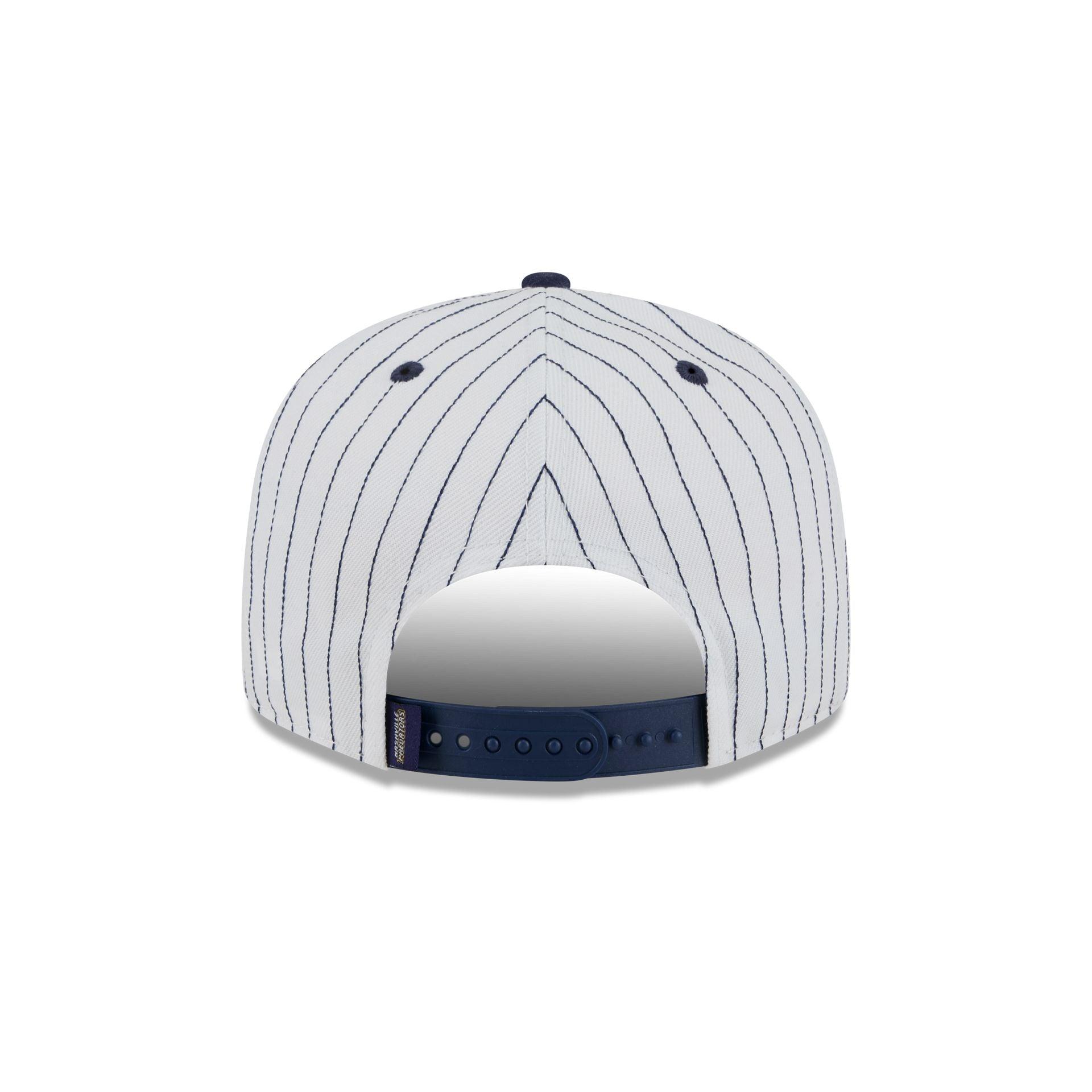 Nashville Predators Deceptor Pinstripe 9FIFTY Snapback Hat Male Product Image