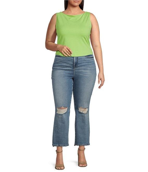 Good American Plus Super Stretch Boat Neck Sleeveless Tank Product Image