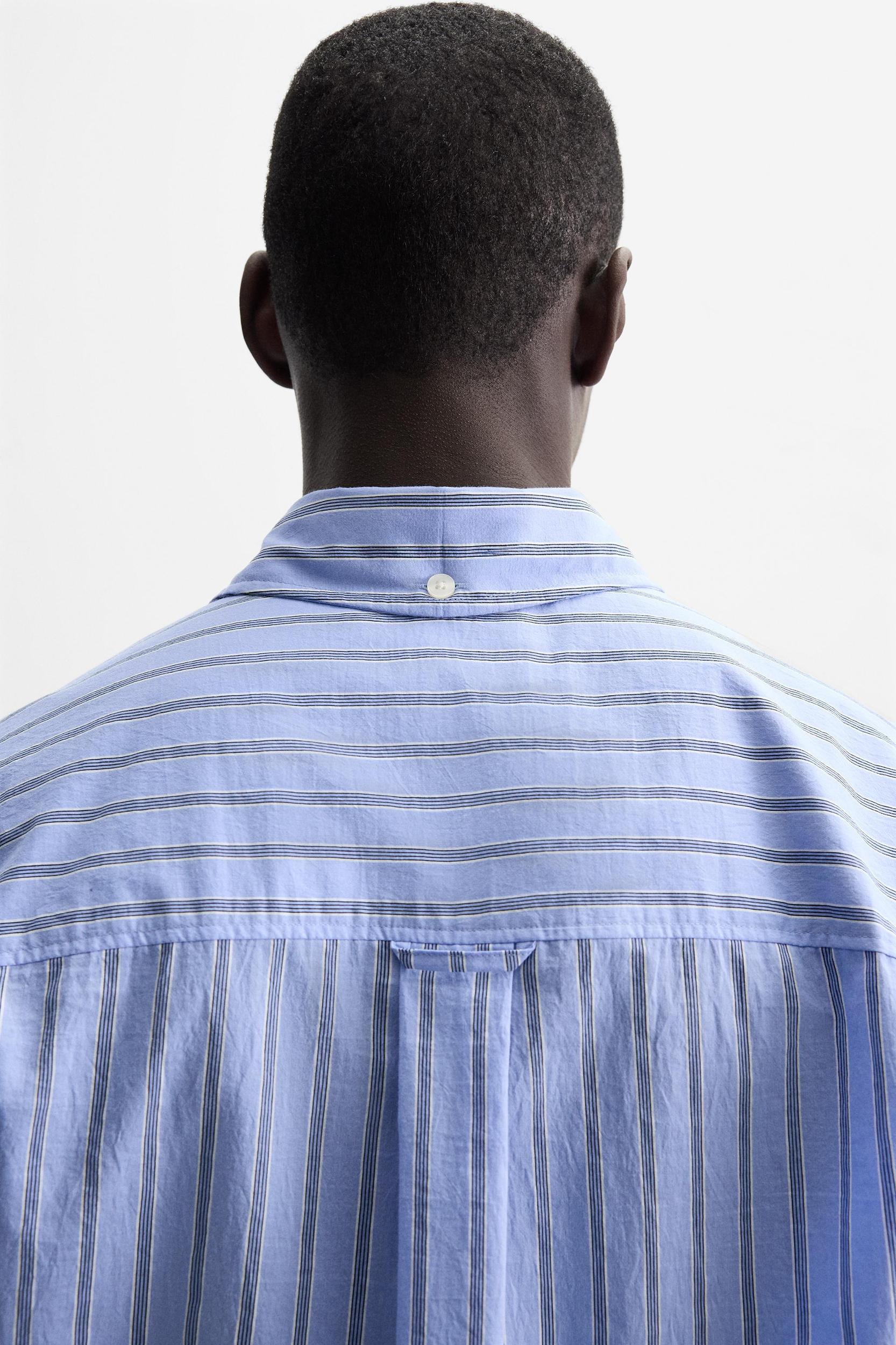 STRIPED RELAXED FIT SHIRT Product Image