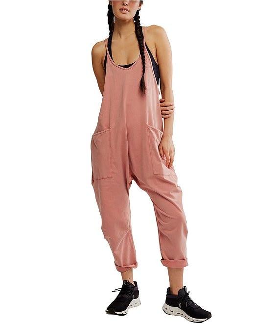 Free People FP Movement Sleeveless Scoop Neck Ankle Length Patch Pocket Hot Shot Onesie Product Image