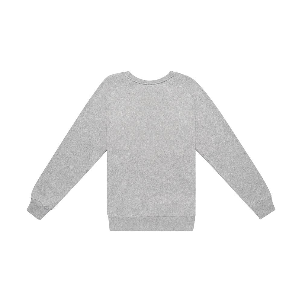 All Caps Crew Sweater - Grey Product Image
