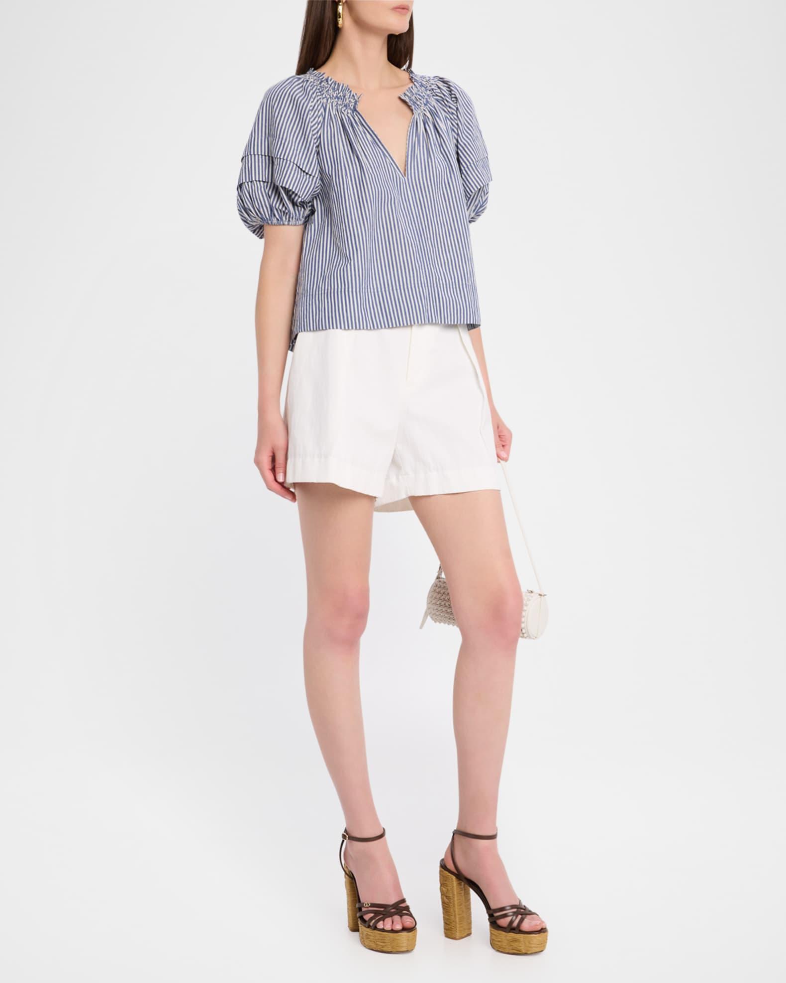 Caminitas Striped Puff-Sleeve Top Product Image