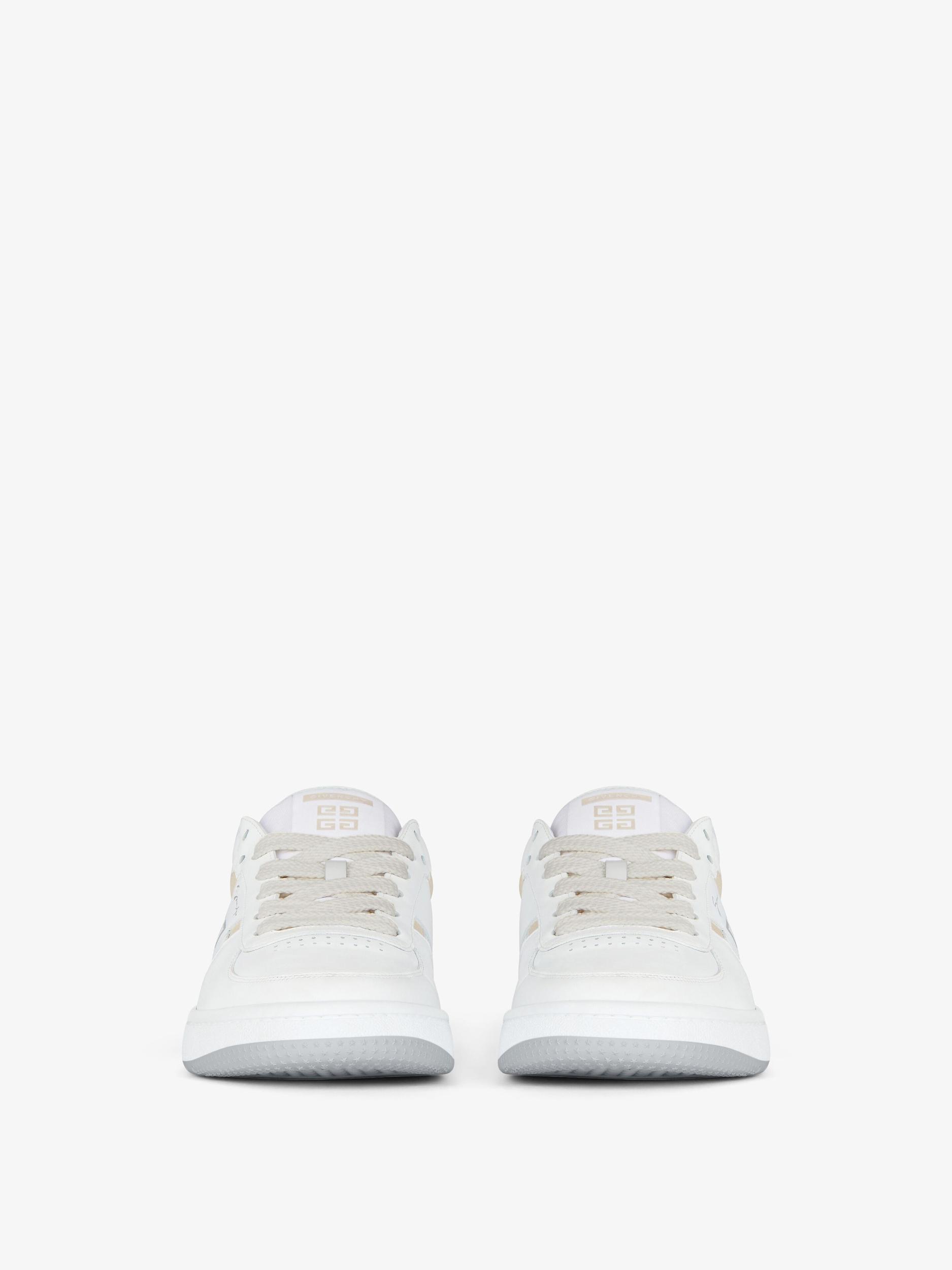 G Move sneakers in mixed leathers Product Image