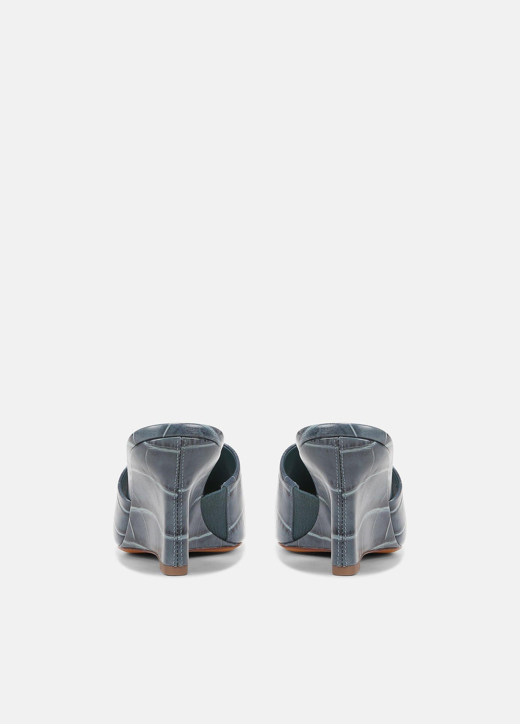 Pia Leather Wedge Sandal Product Image