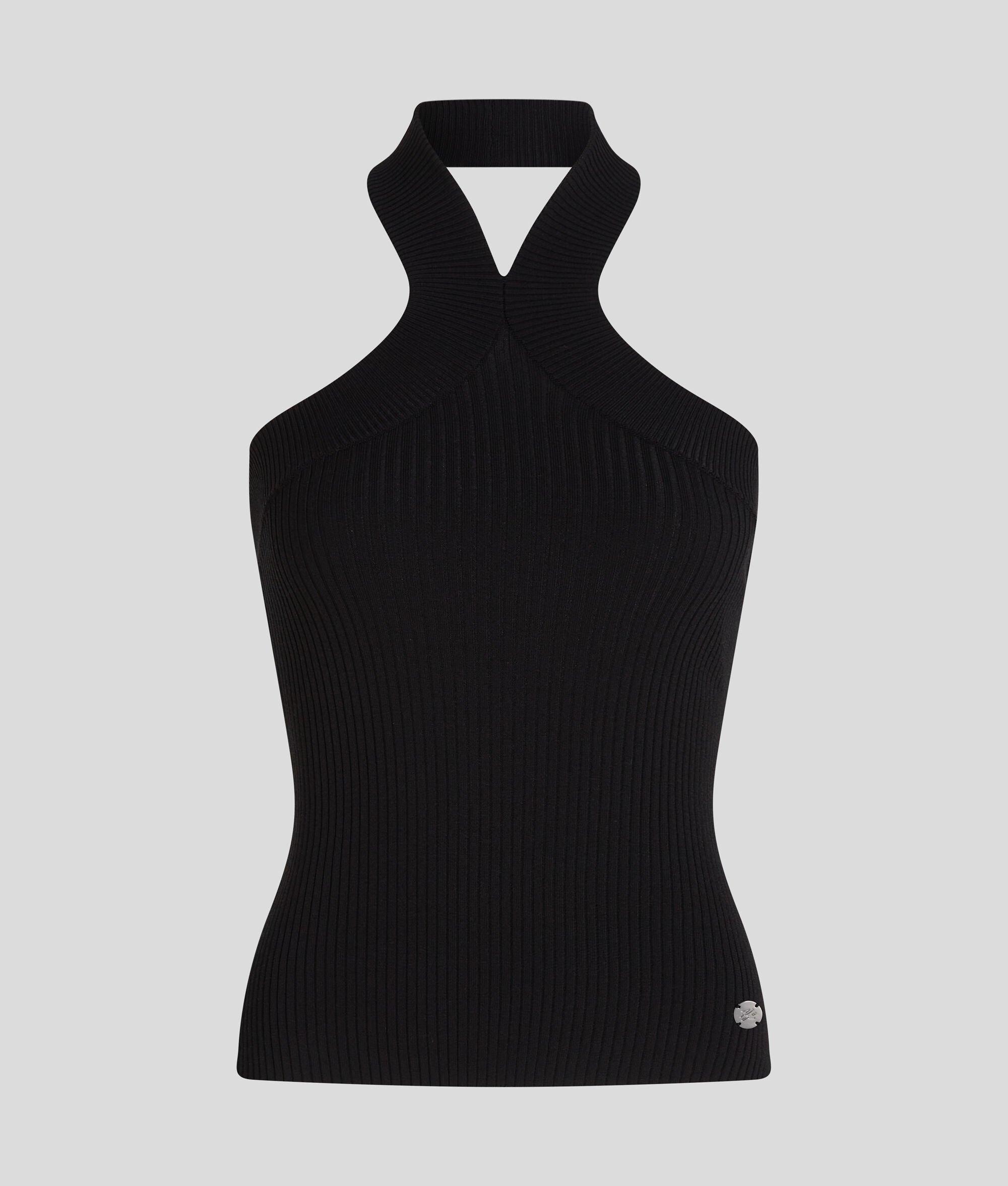 HALTERNECK KNITTED TOP Product Image