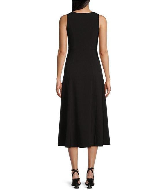 Rumored Mayfair Midi Button Front Midi Dress Product Image