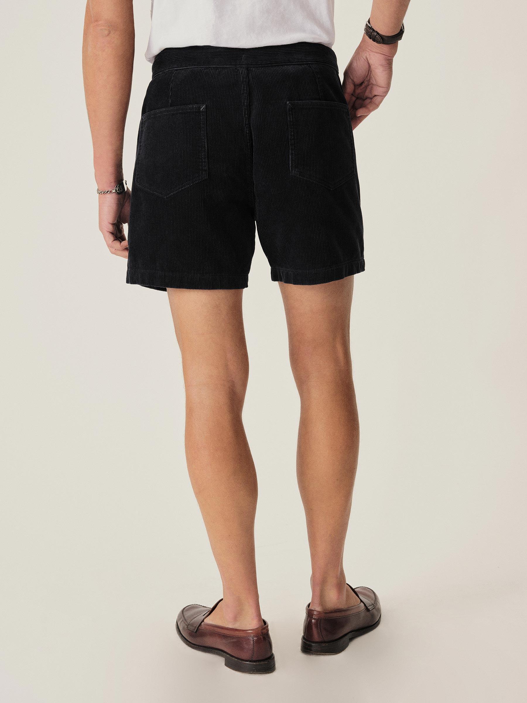 Dark Navy Cord Beach Cruiser Short Product Image