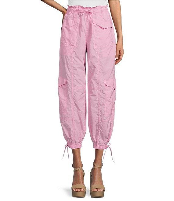 Gianni Bini Natasha Nylon Parachute Pull-On Pants Product Image