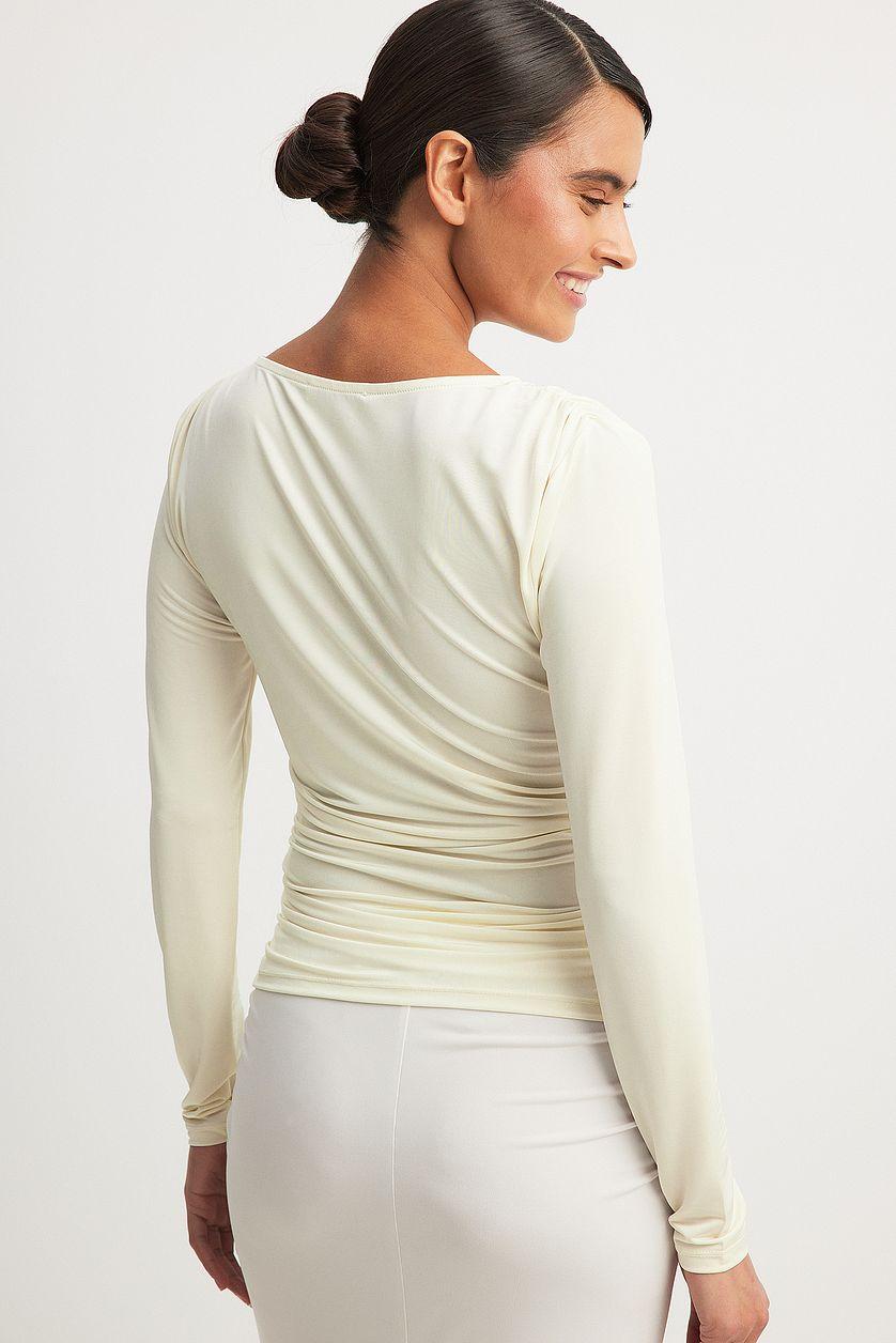 Shiny Drapy Top Product Image