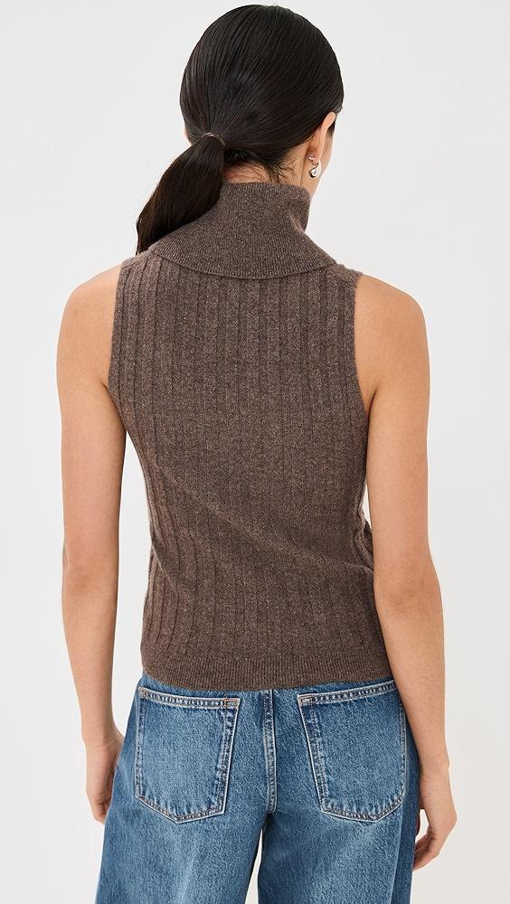 Reformation Rowyn Cashmere Turtleneck Tank | Shopbop Product Image