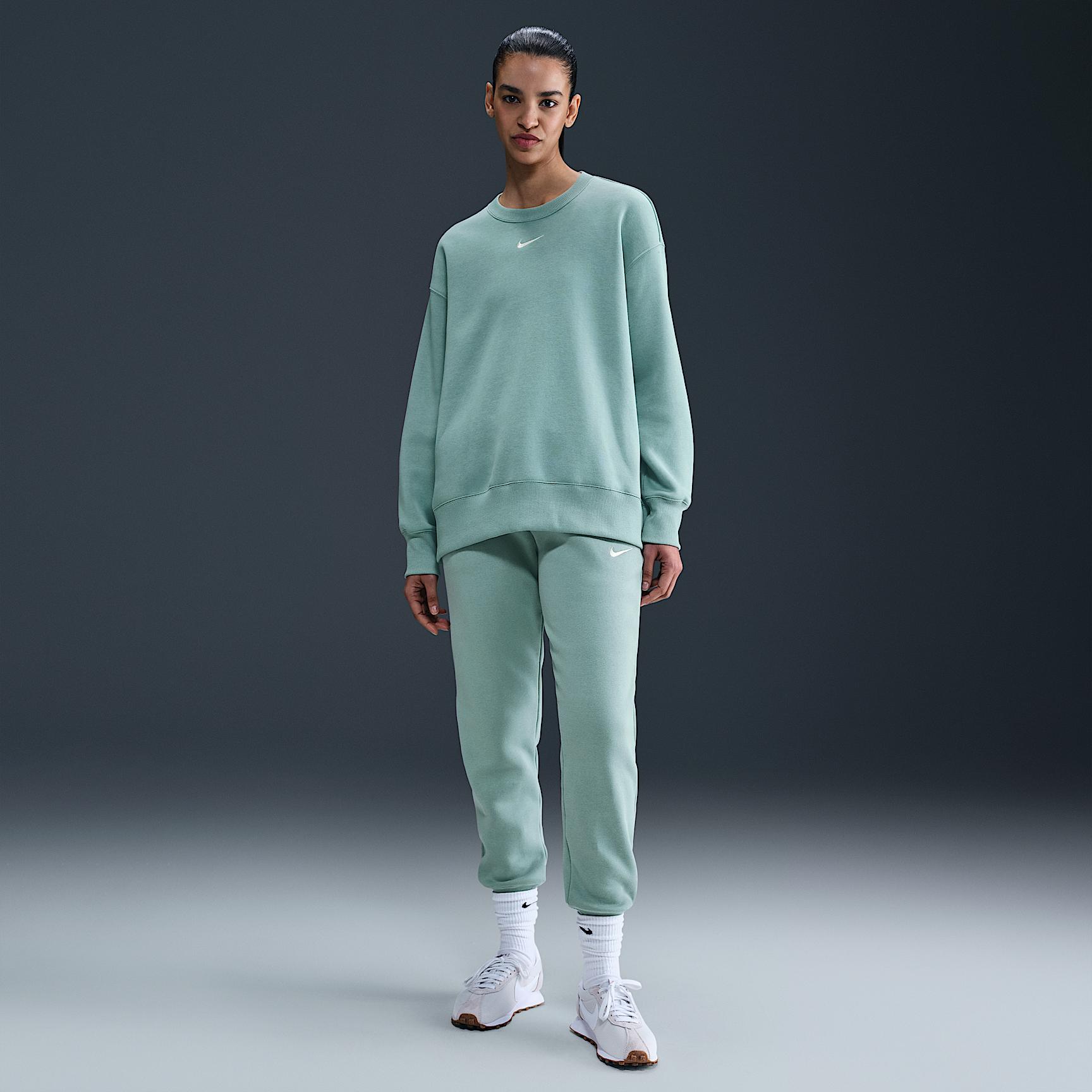 Womens Nike Sportswear Phoenix Fleece Oversized Crew-Neck Sweatshirt | FZ4270-036 Product Image