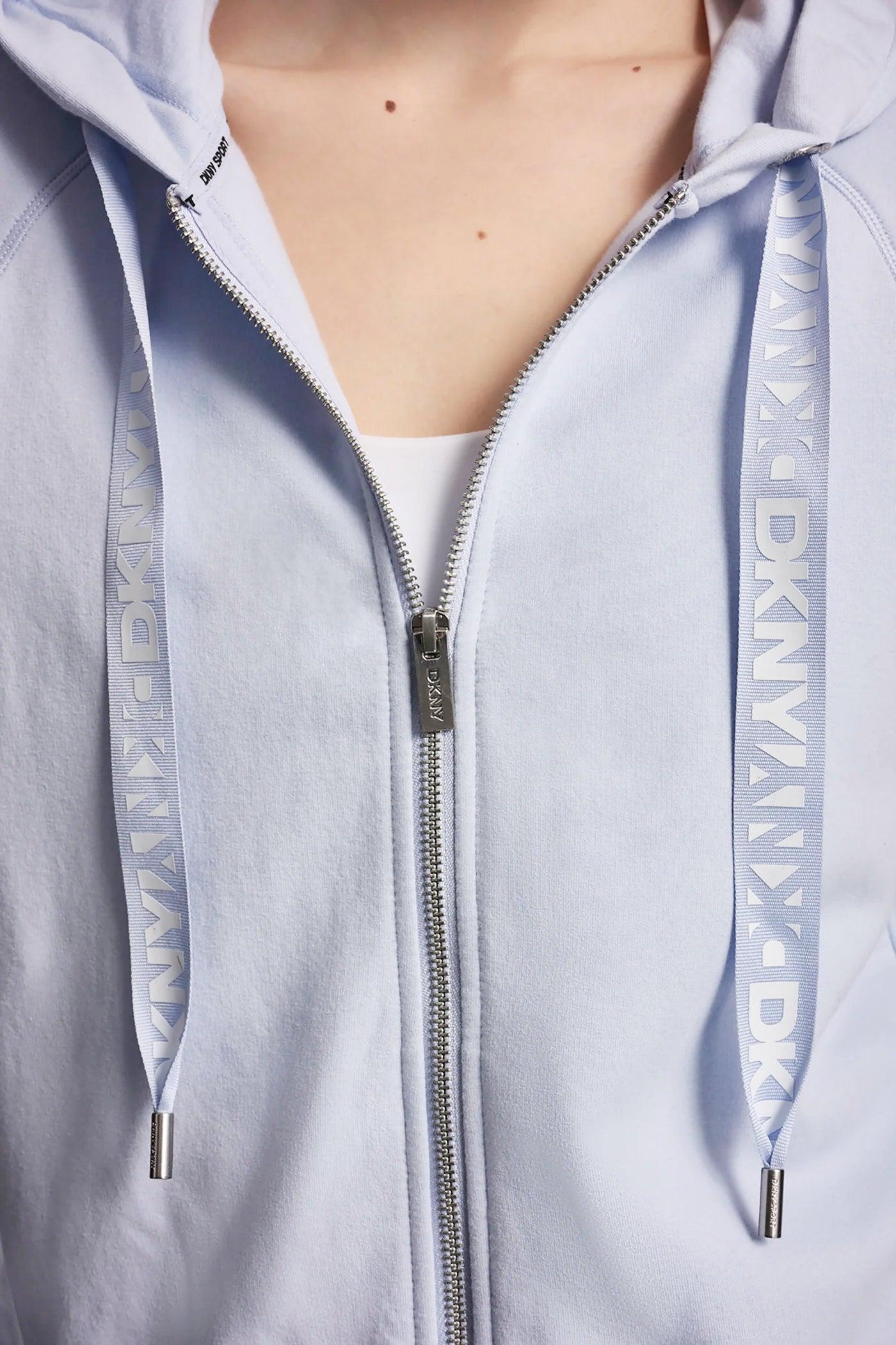 TWO-TONE LOGO DRAWSTRING HOODIE Product Image