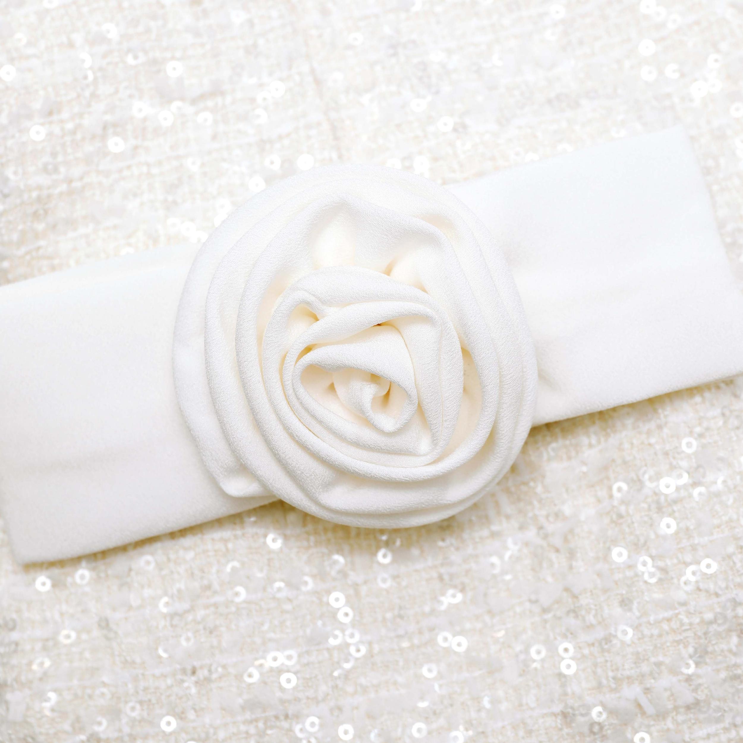 Cream Boucle Bow Detail Mini Dress Product Image