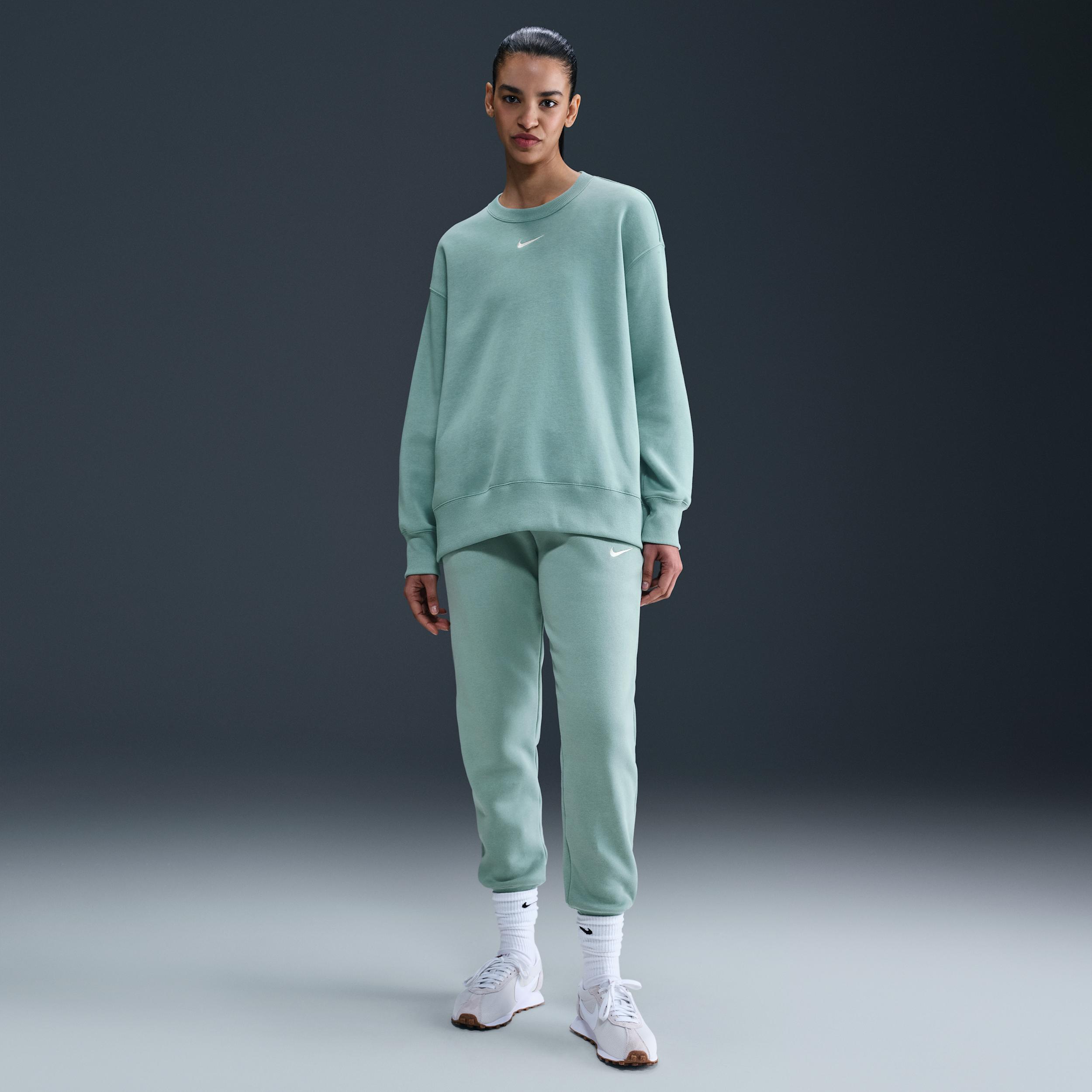 Womens Nike Sportswear Phoenix Fleece Oversized Crew-Neck Sweatshirt | FZ4270-036 Product Image