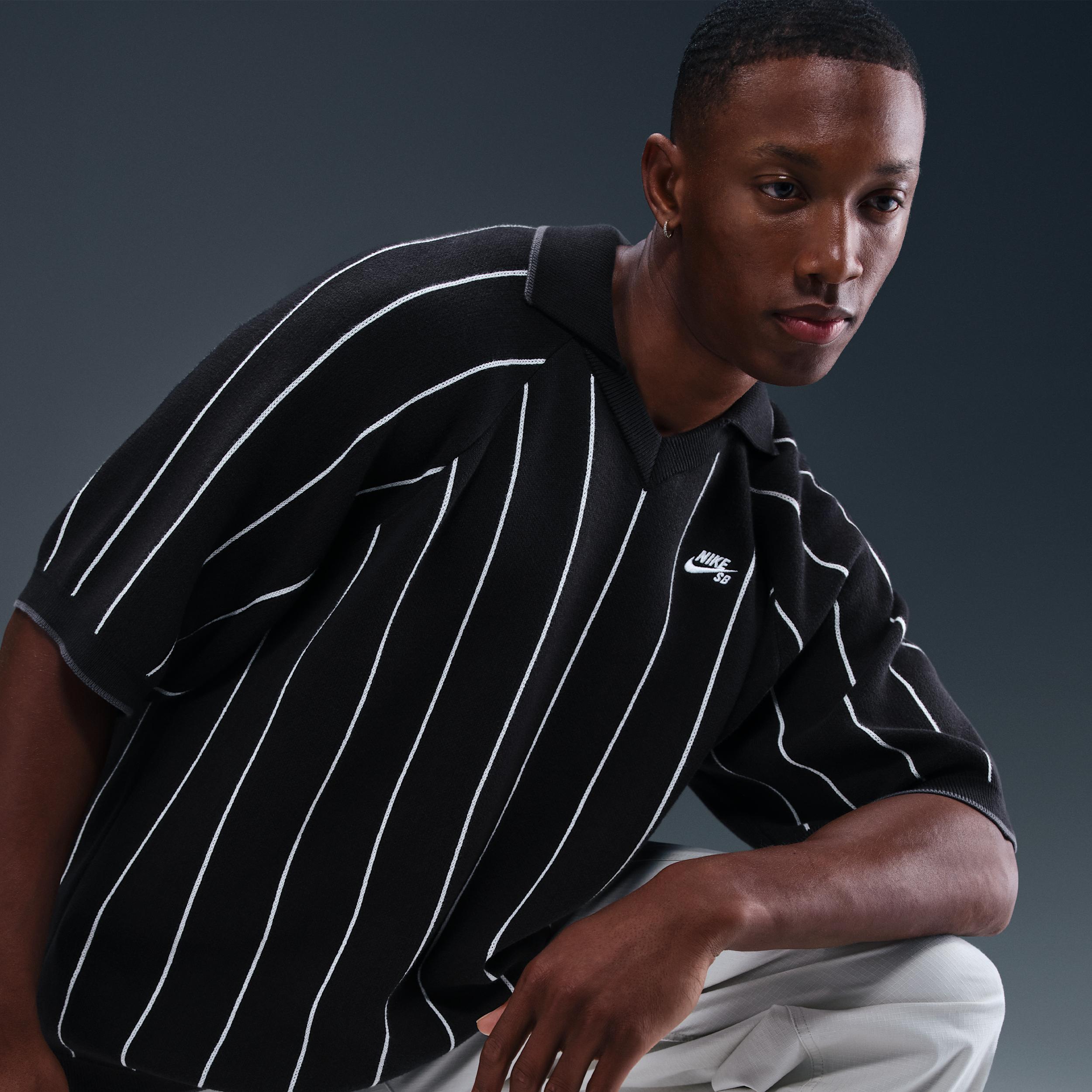 Men's Nike SB Short-Sleeved Polo Skate Sweater Product Image