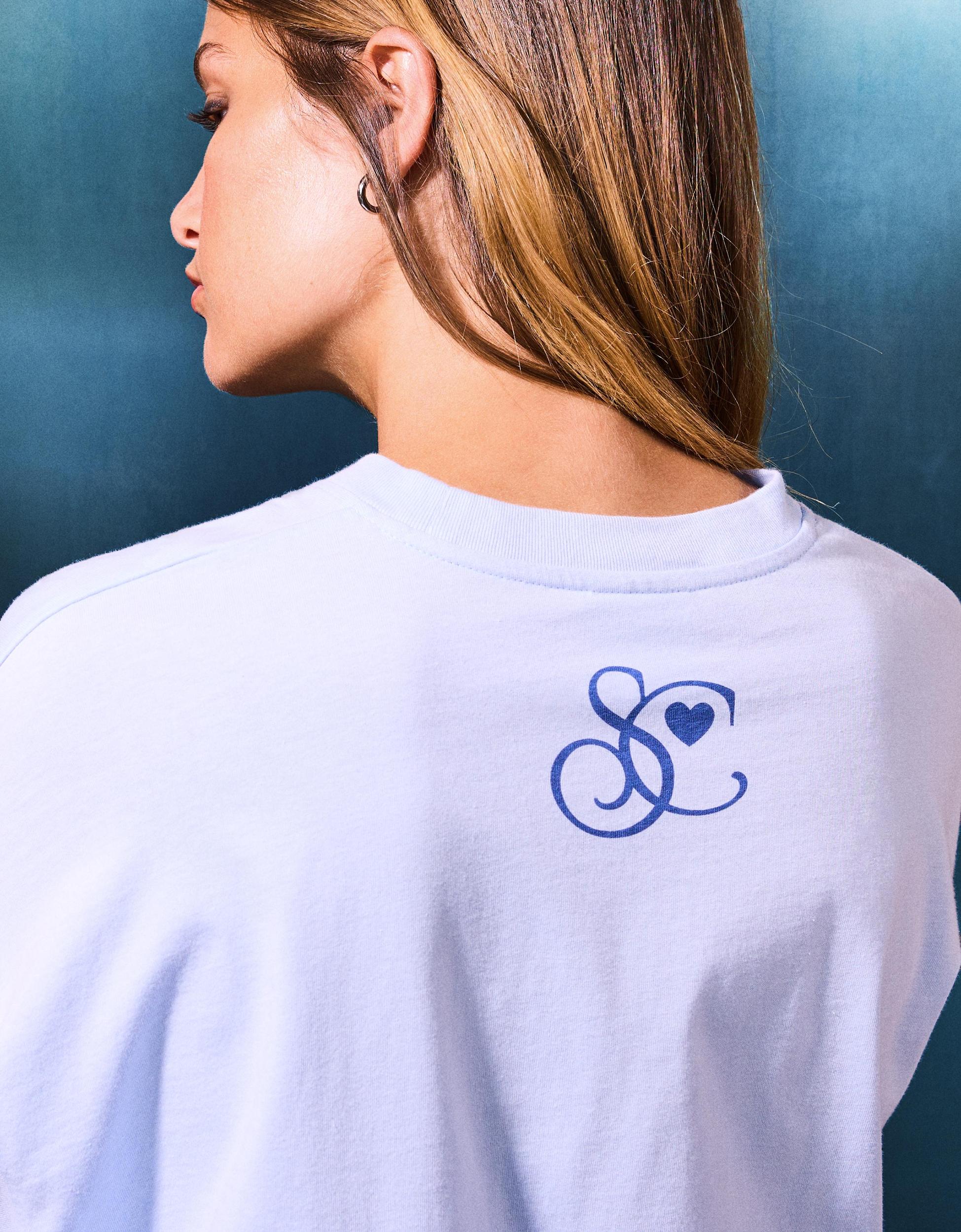 Sabrina Carpenter print short sleeve T-shirt Product Image