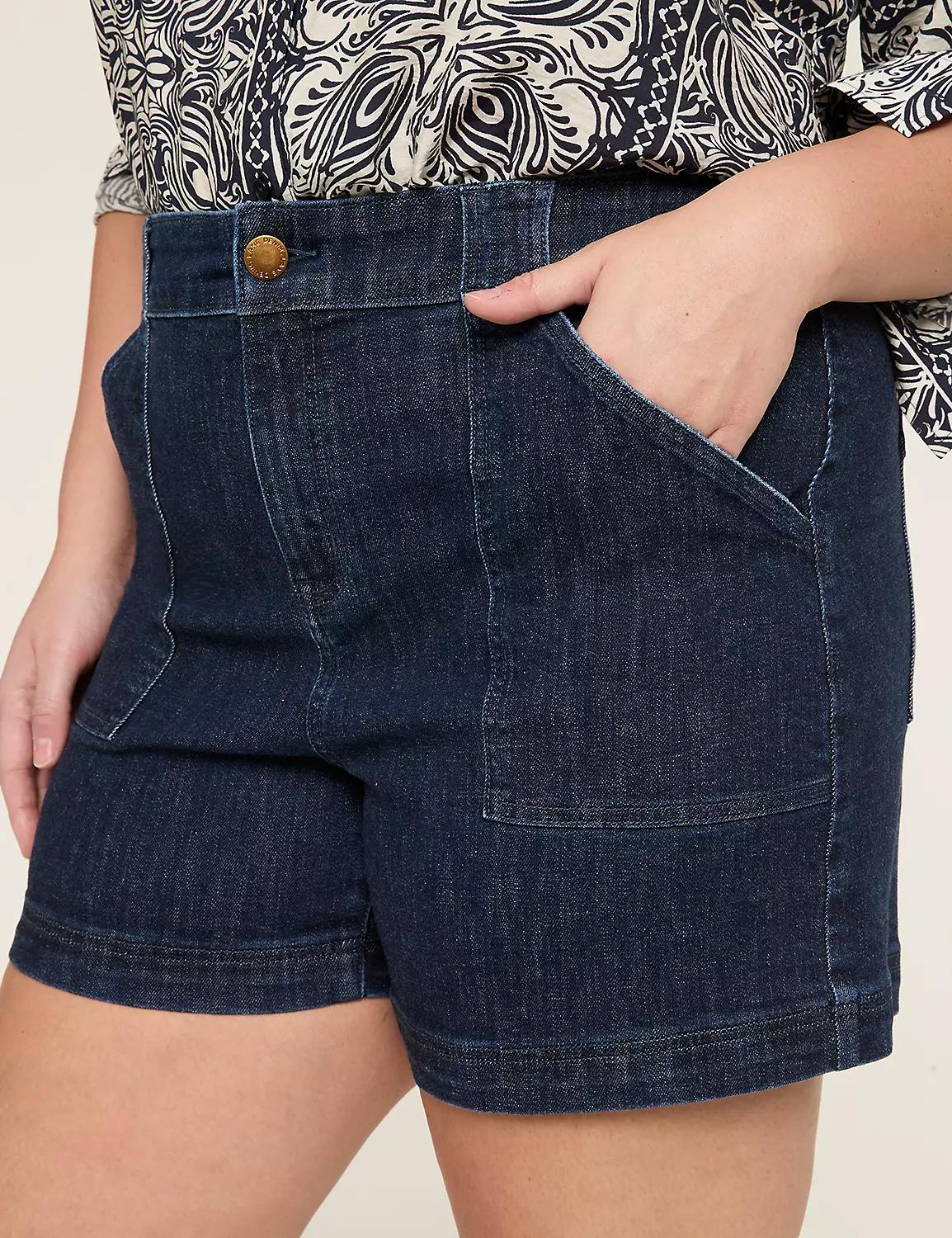 Girlfriend Fit High-Rise Jean Short - 4.5" Inseam Product Image