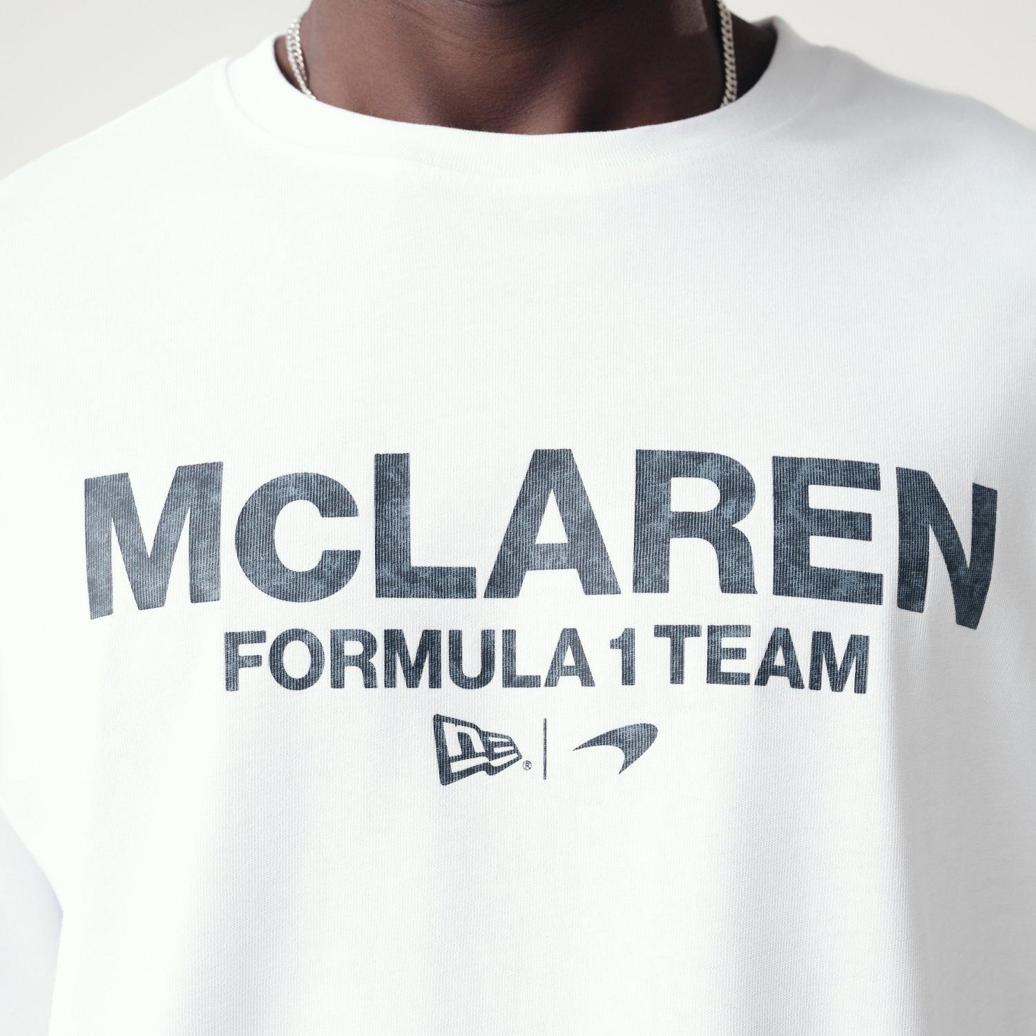 McLaren Formula 1 Team Washed White T-Shirt Male Product Image