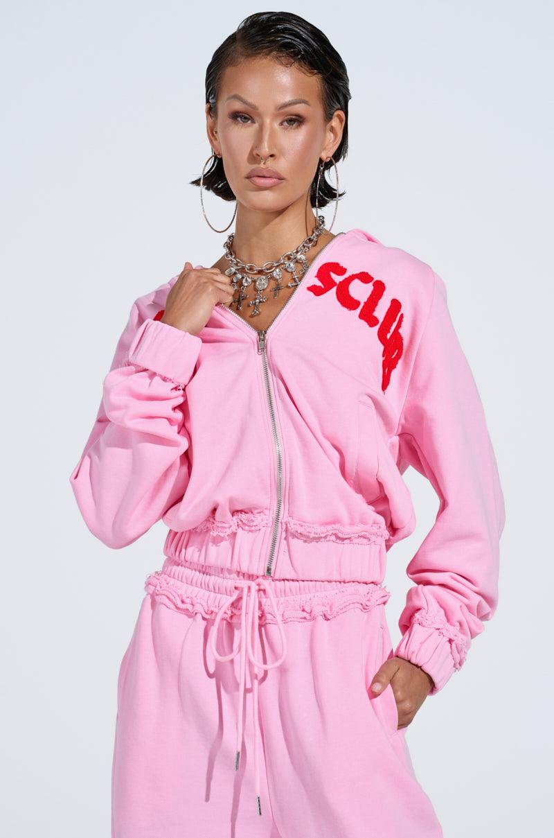 HATERS CLUB ZIP UP HOODIE Product Image