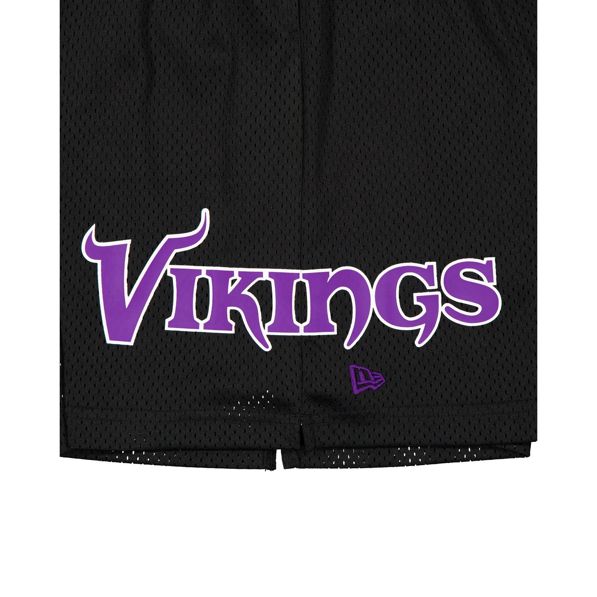 Minnesota Vikings Mesh Black Shorts Male Product Image