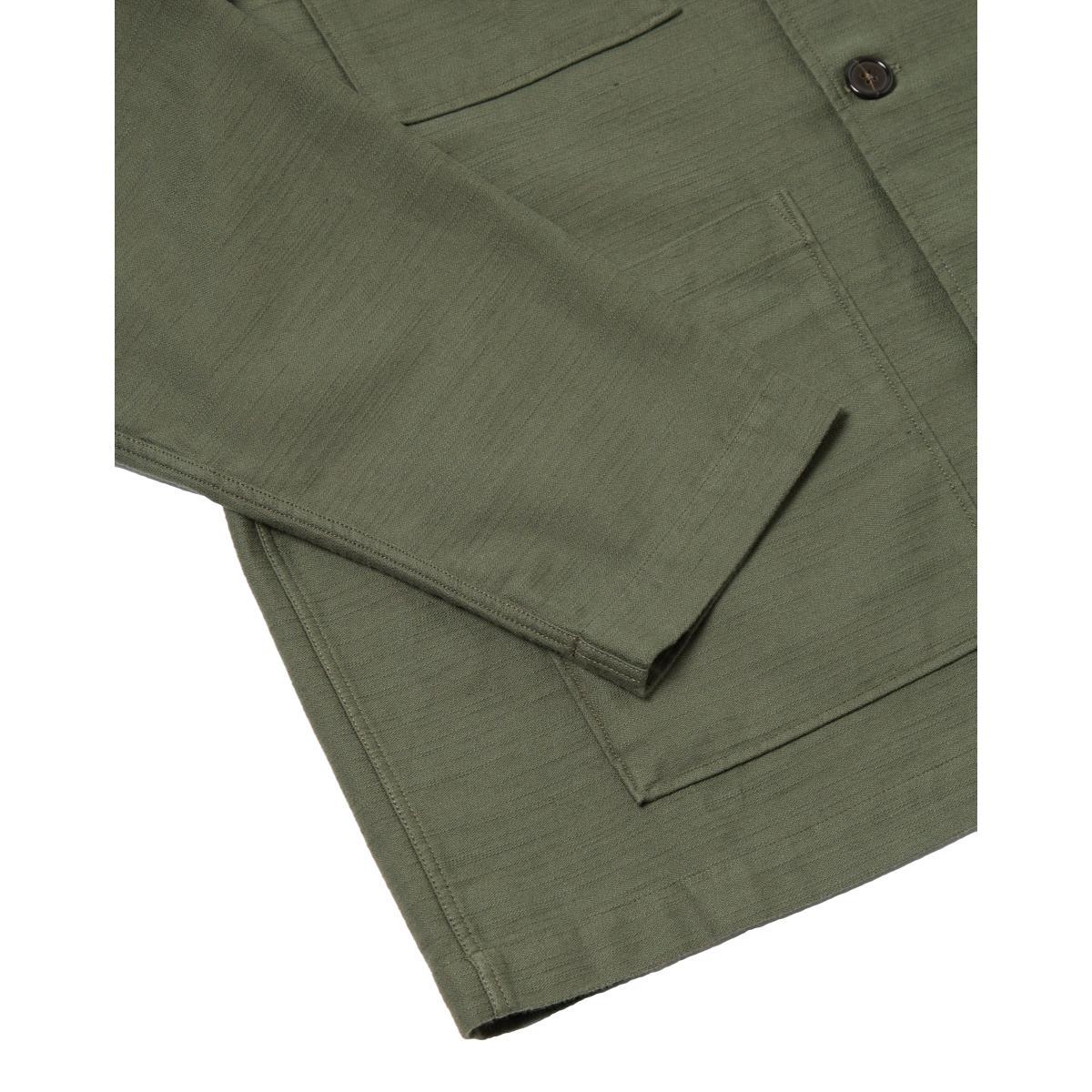 Dockside Jacket Slub Sateen Olive Product Image
