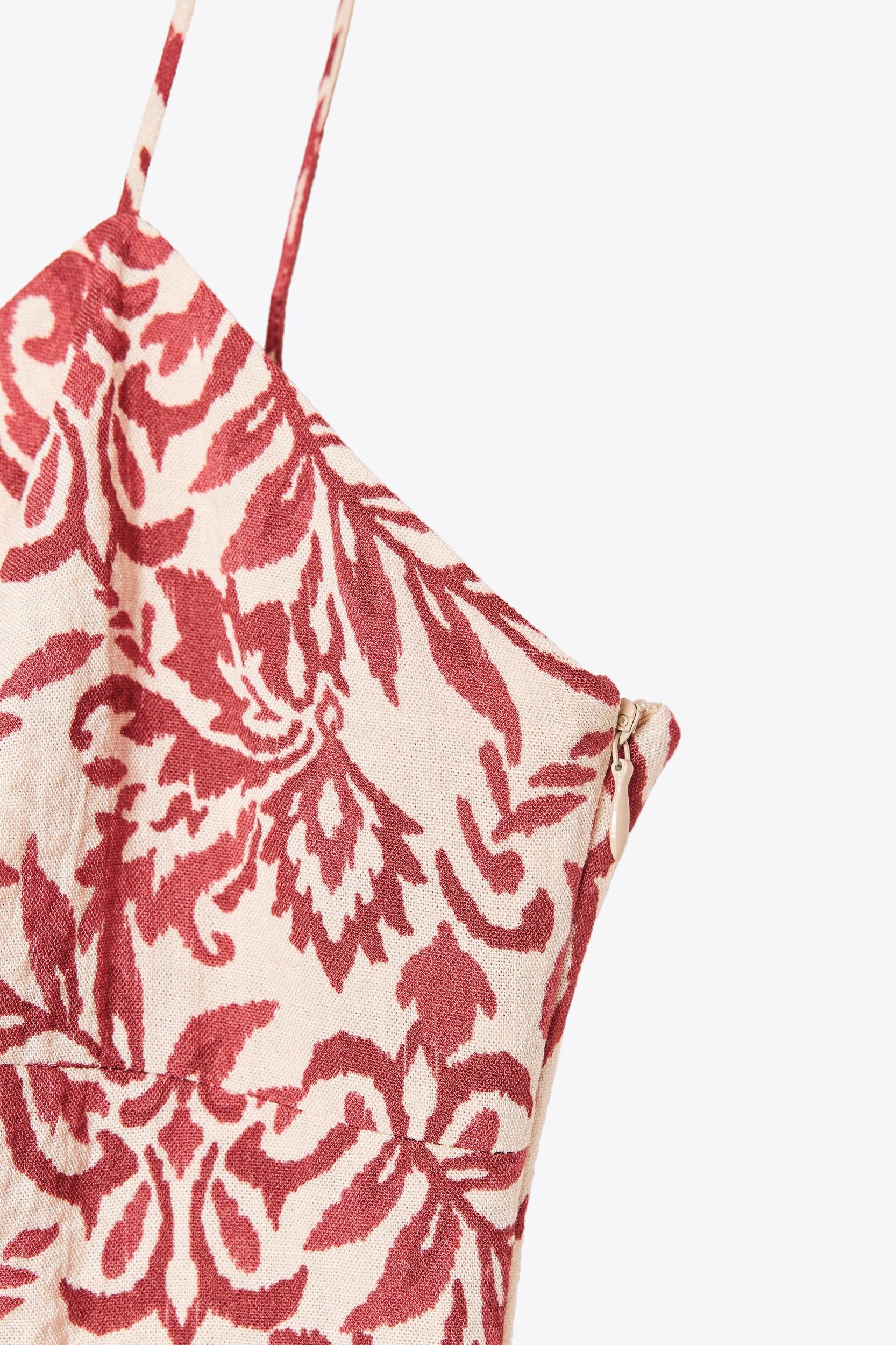 PRINTED RUSTIC MIDI DRESS Product Image