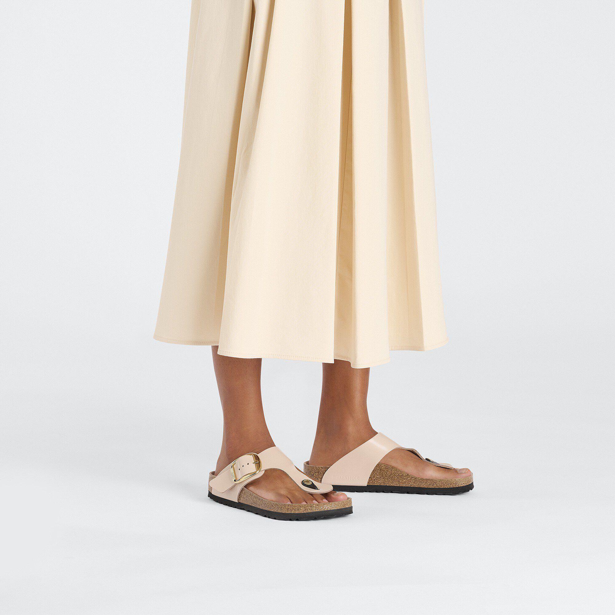 Gizeh Big Buckle Natural Leather Patent Product Image