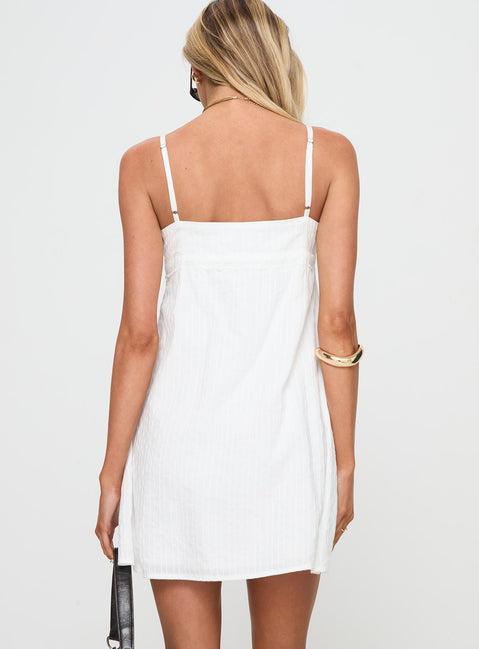 Lunya Mini Dress White Product Image