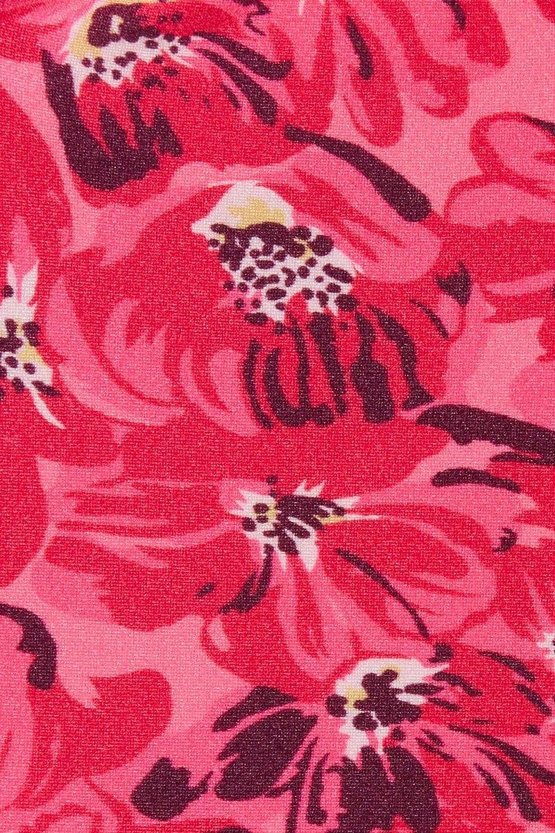 Sol Bikini Top El Limon Floral Pink - Final Sale Product Image