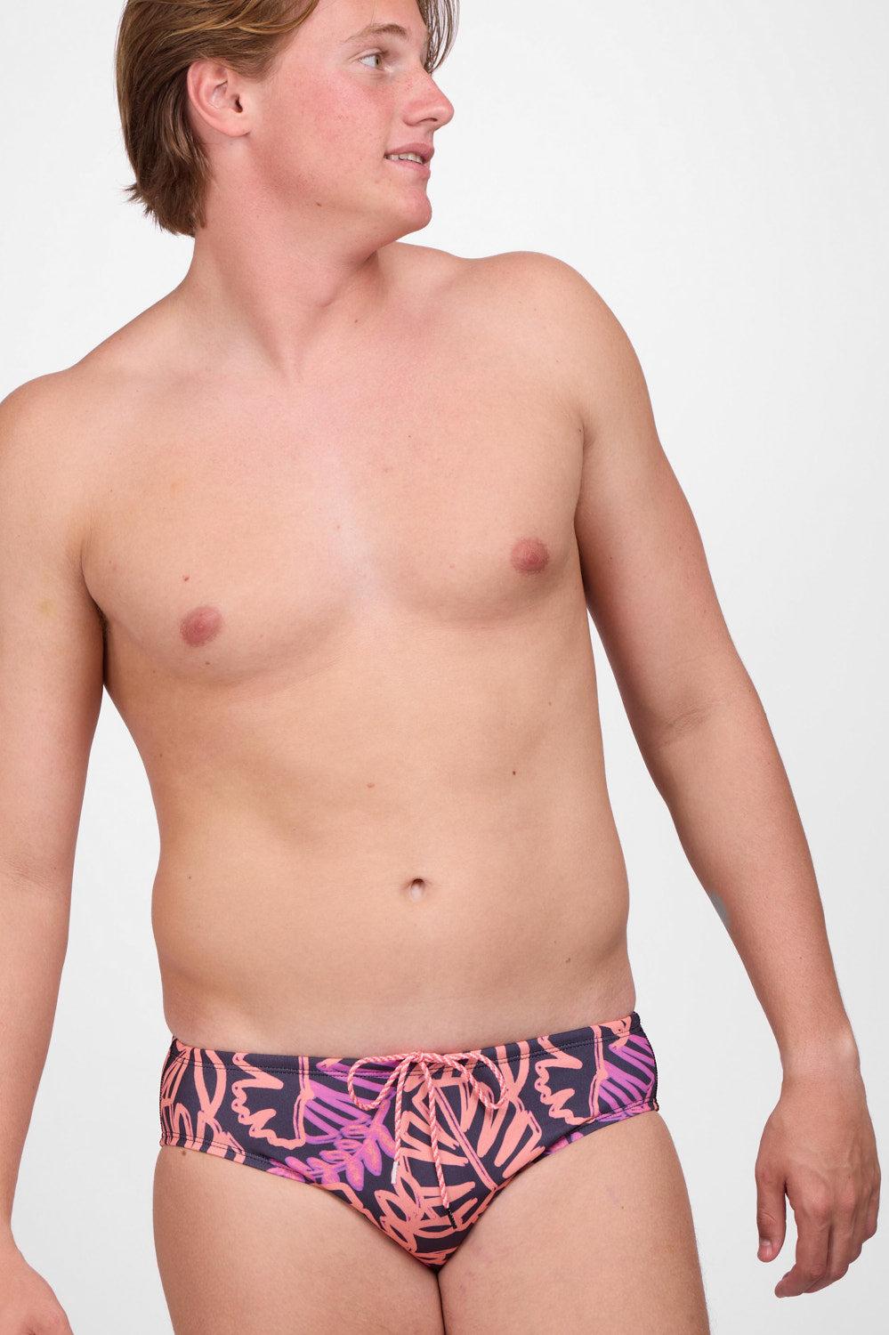 BROLYN Swim Brief - Tangelo Male Product Image