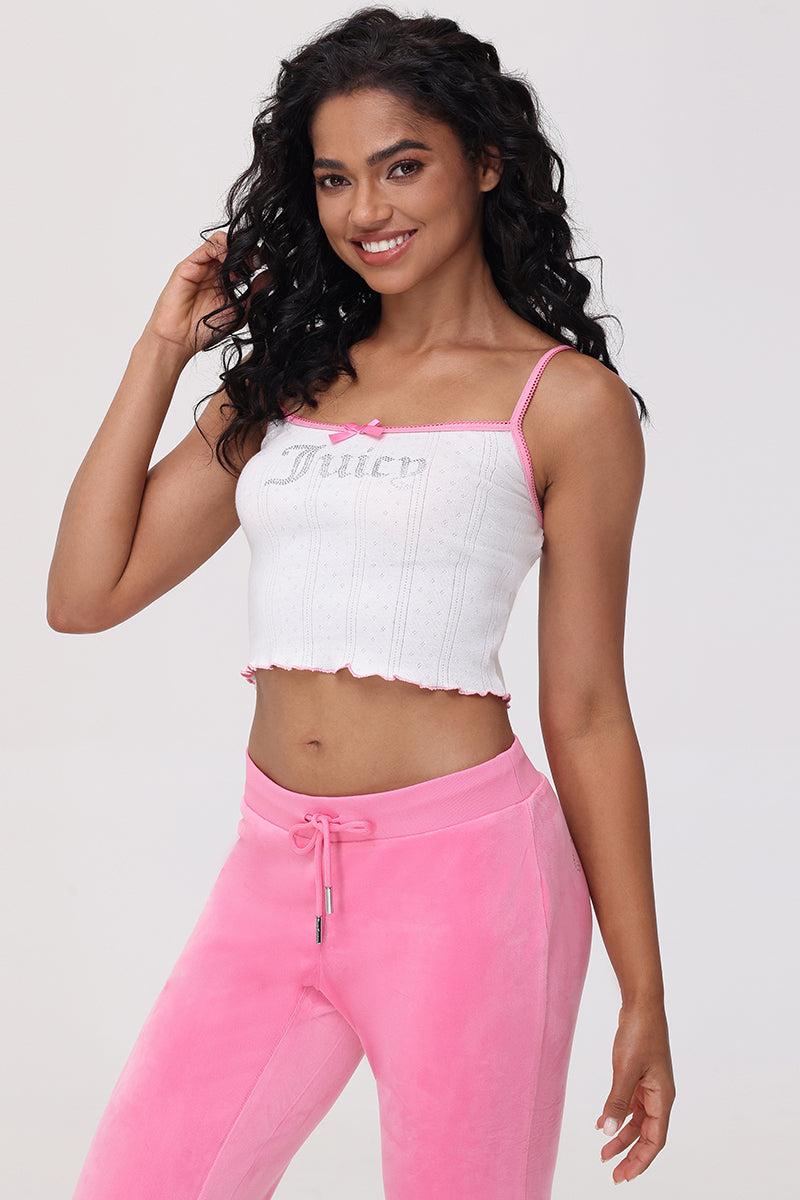 Cropped Pointelle Juicy Tank Product Image